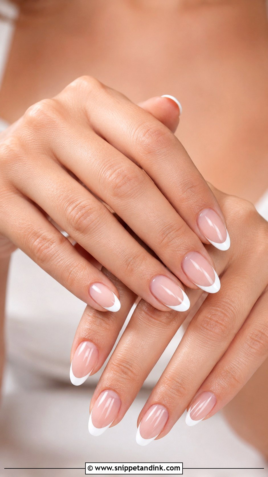 Classic French Bride Nails - Snippet and Ink - 30 Elegant Bride Nails Wedding