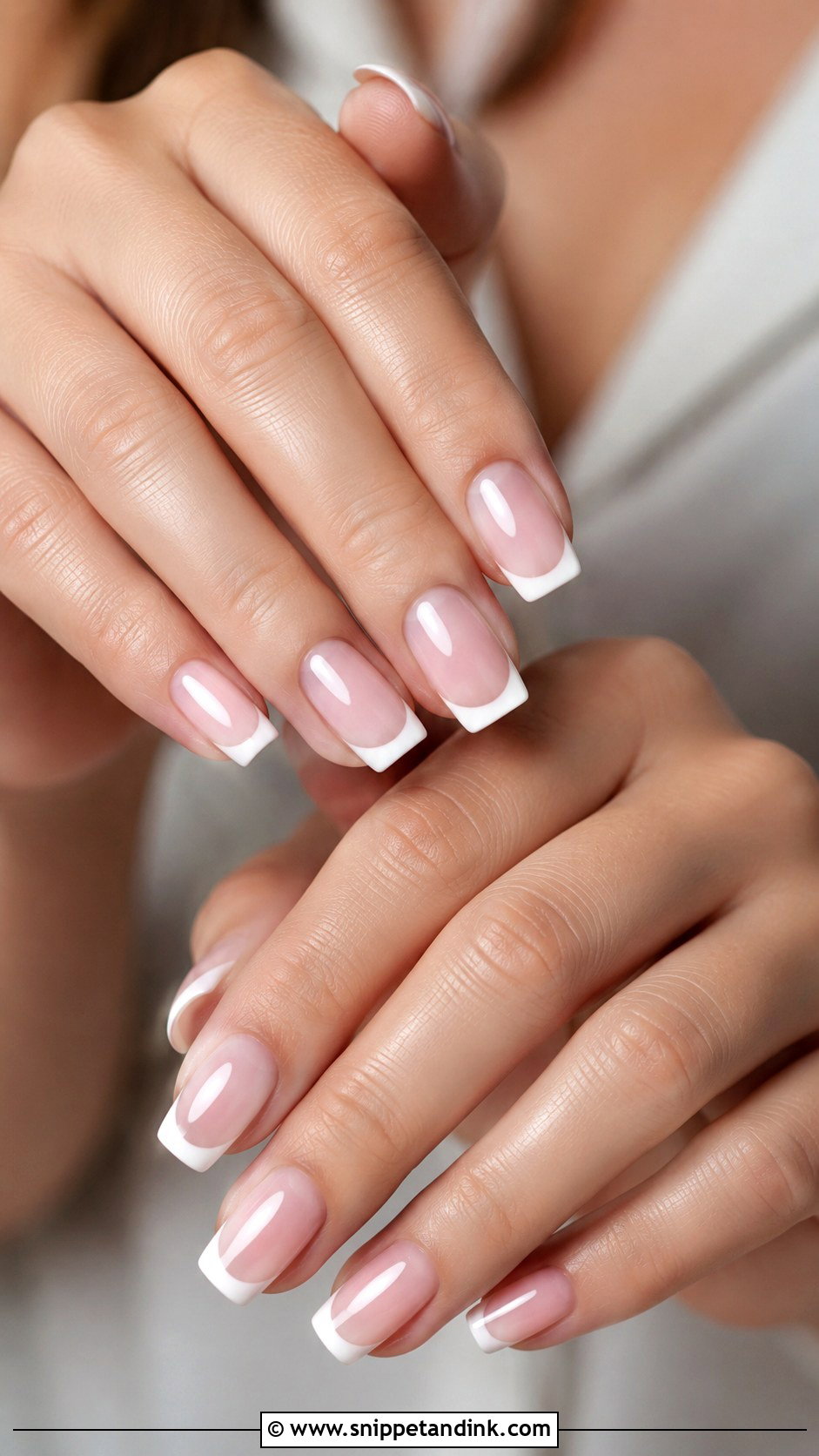Classic French Manicure Wedding Nails - Snippet and Ink - 20 French Manicure Wedding Nails