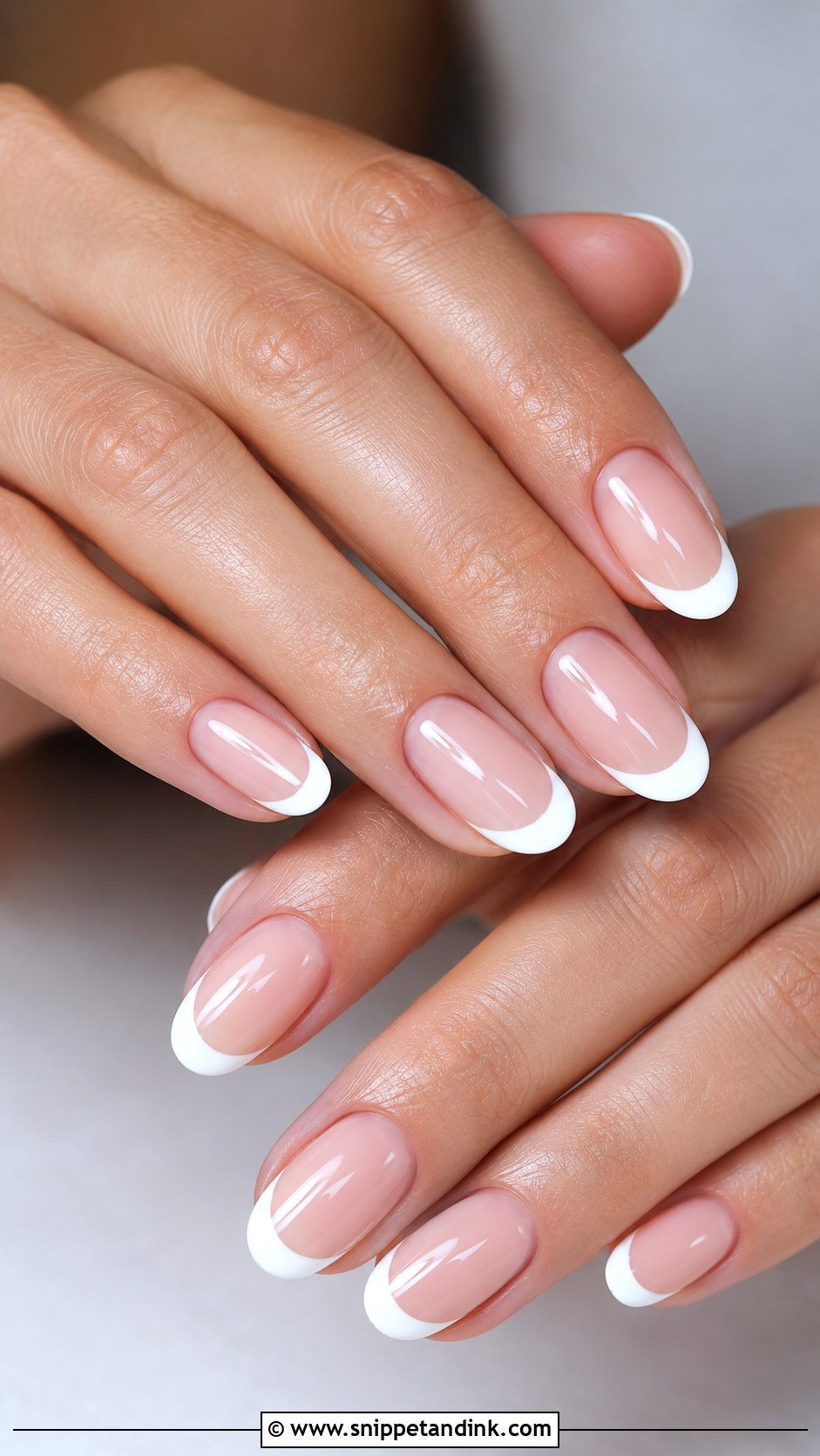Classic French Tip Bride Nails - Snippet and Ink - 30 Nails for the Bride Wedding