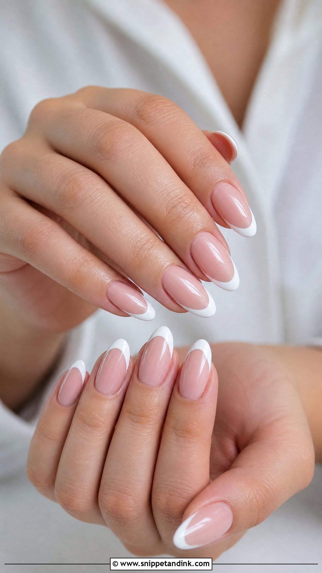 Classic French Tip Wedding Nails - Snippet and Ink - 25 Nail Art Designs for Wedding