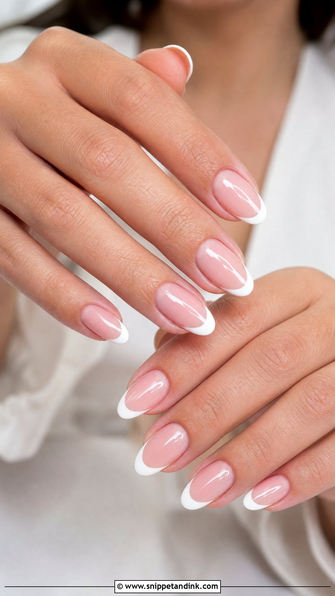Classic French Tip Wedding Nails - Snippet and Ink - 25 Nails for a Wedding