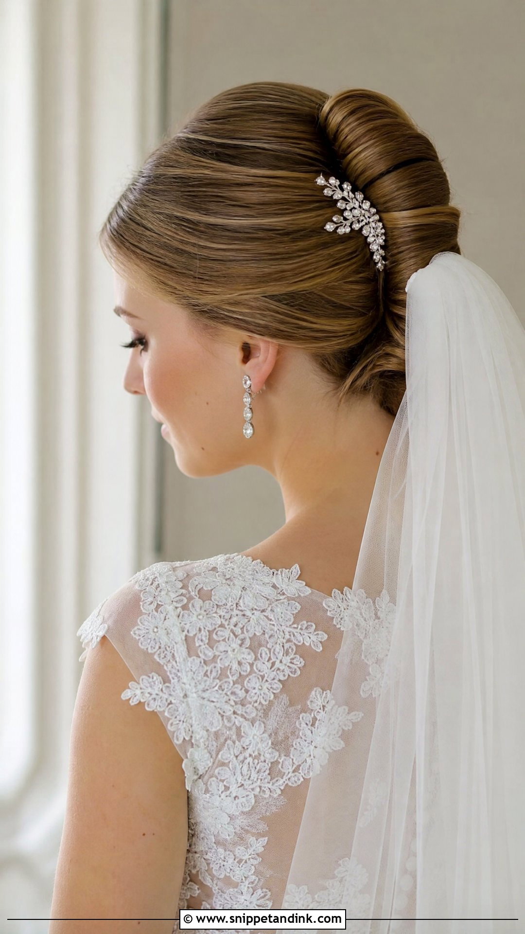 Classic French Twist - Snippet and Ink - 20 Bridal Hair for Long Hair Ideas