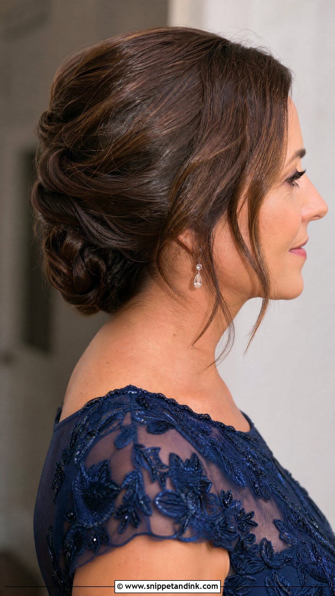 Classic French Twist - Snippet and Ink - 20 Hairstyle for Mother of the Bride Ideas