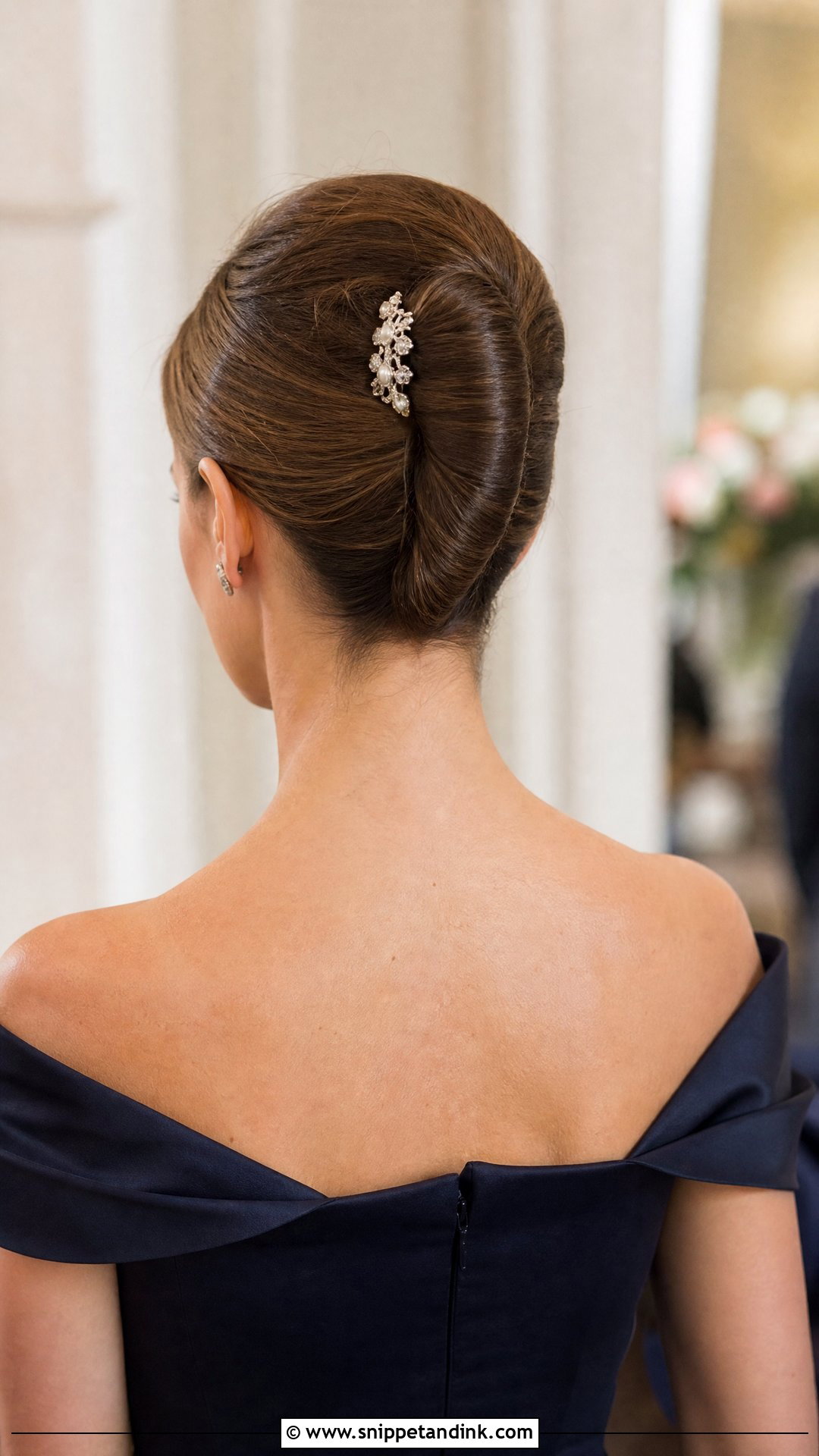 Classic French Twist - Snippet and Ink - 20 Party Wedding Hair Styles
