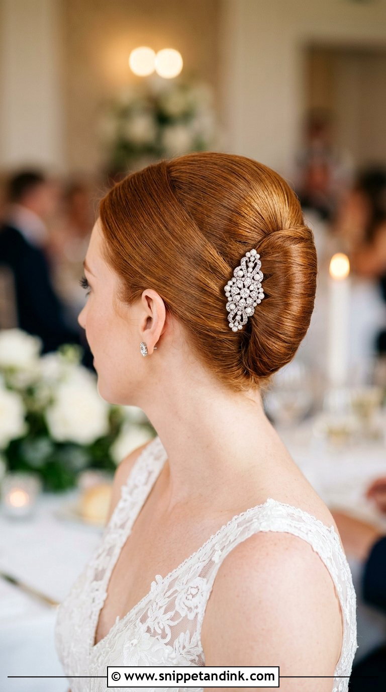 Classic French Twist - Snippet and Ink - 20 Bride Hairdo Ideas