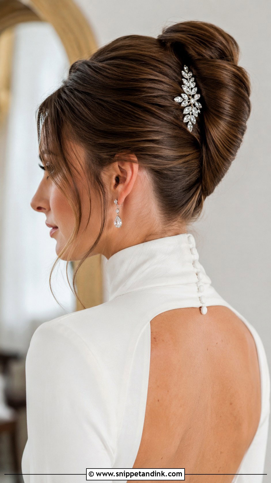 Classic French Twist - Snippet and Ink - 20 Wedding Hairstyles for Women