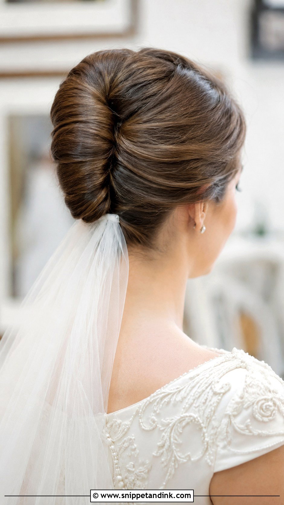 Classic French Twist - Snippet and Ink - 25 Bride Hair Styles