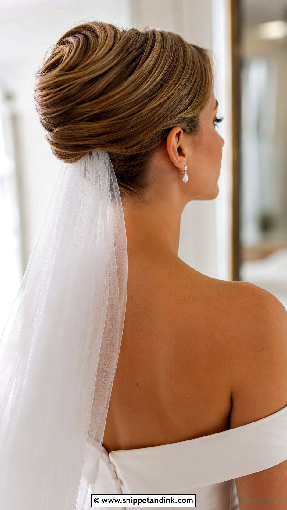 Classic French Twist - Snippet and Ink - 25 Hair Styles for Wedding Bride
