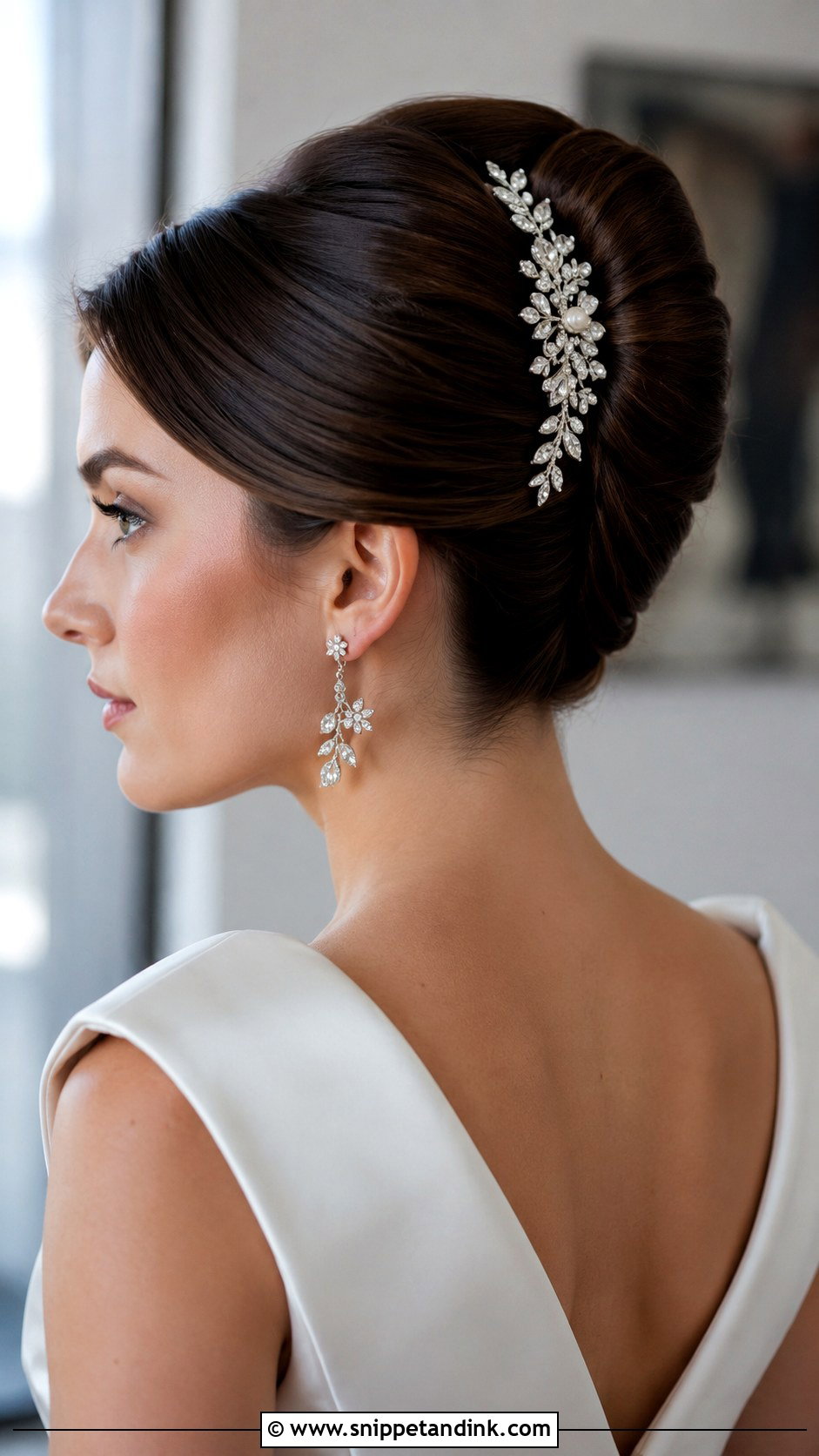 Classic French Twist - Snippet and Ink - 25 Modern Bridal Hair Ideas