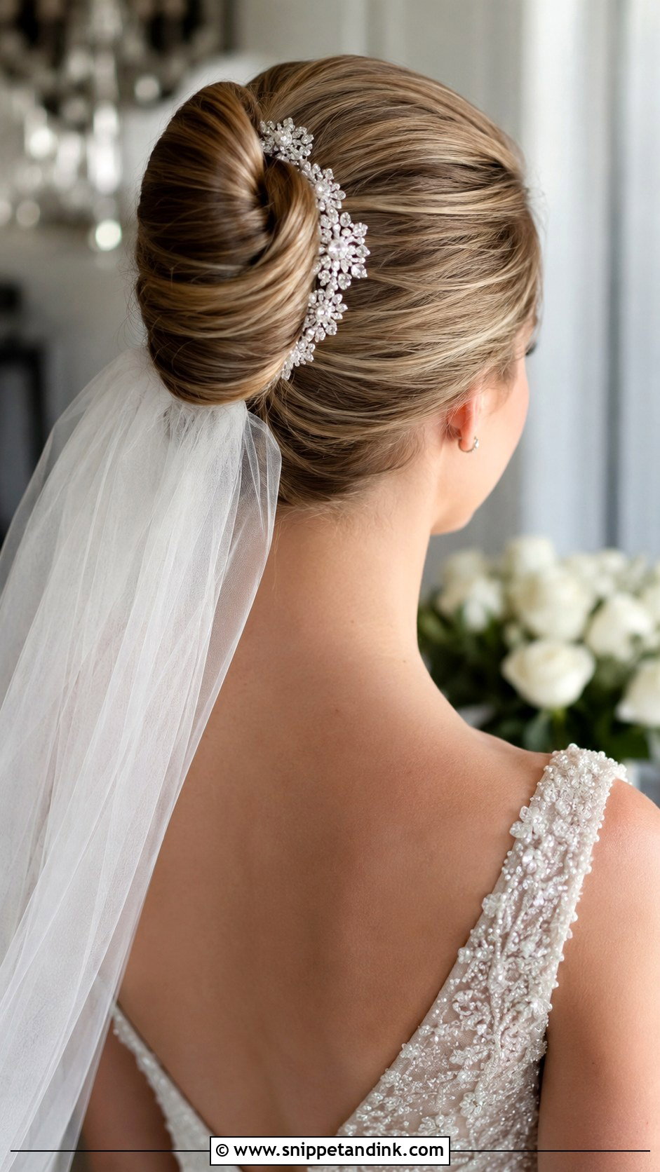 Classic French Twist - Snippet and Ink - 25 Short Wedding Hairstyle Ideas