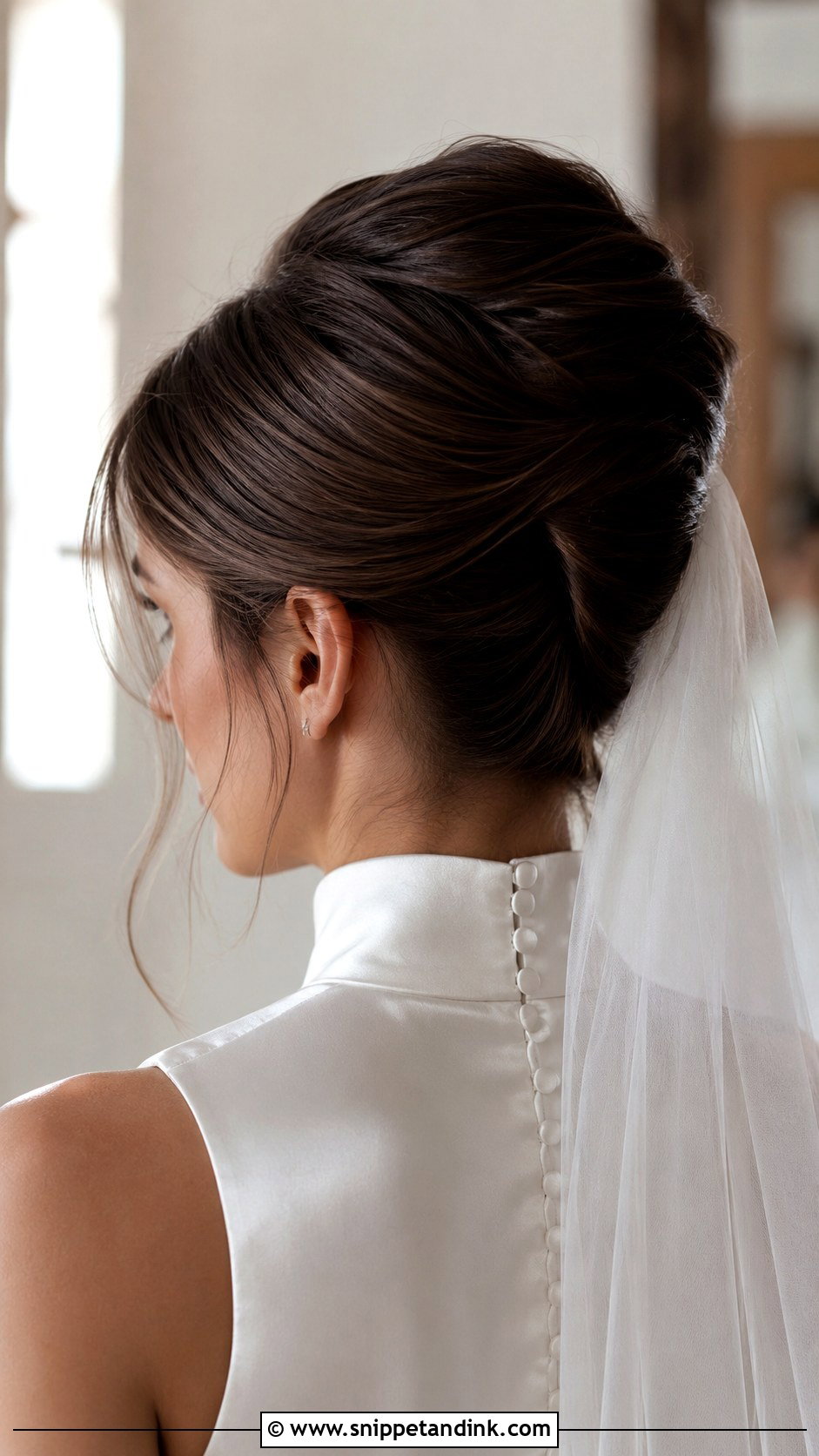 Classic French Twist - Snippet and Ink - 25 Wedding Hair Dos