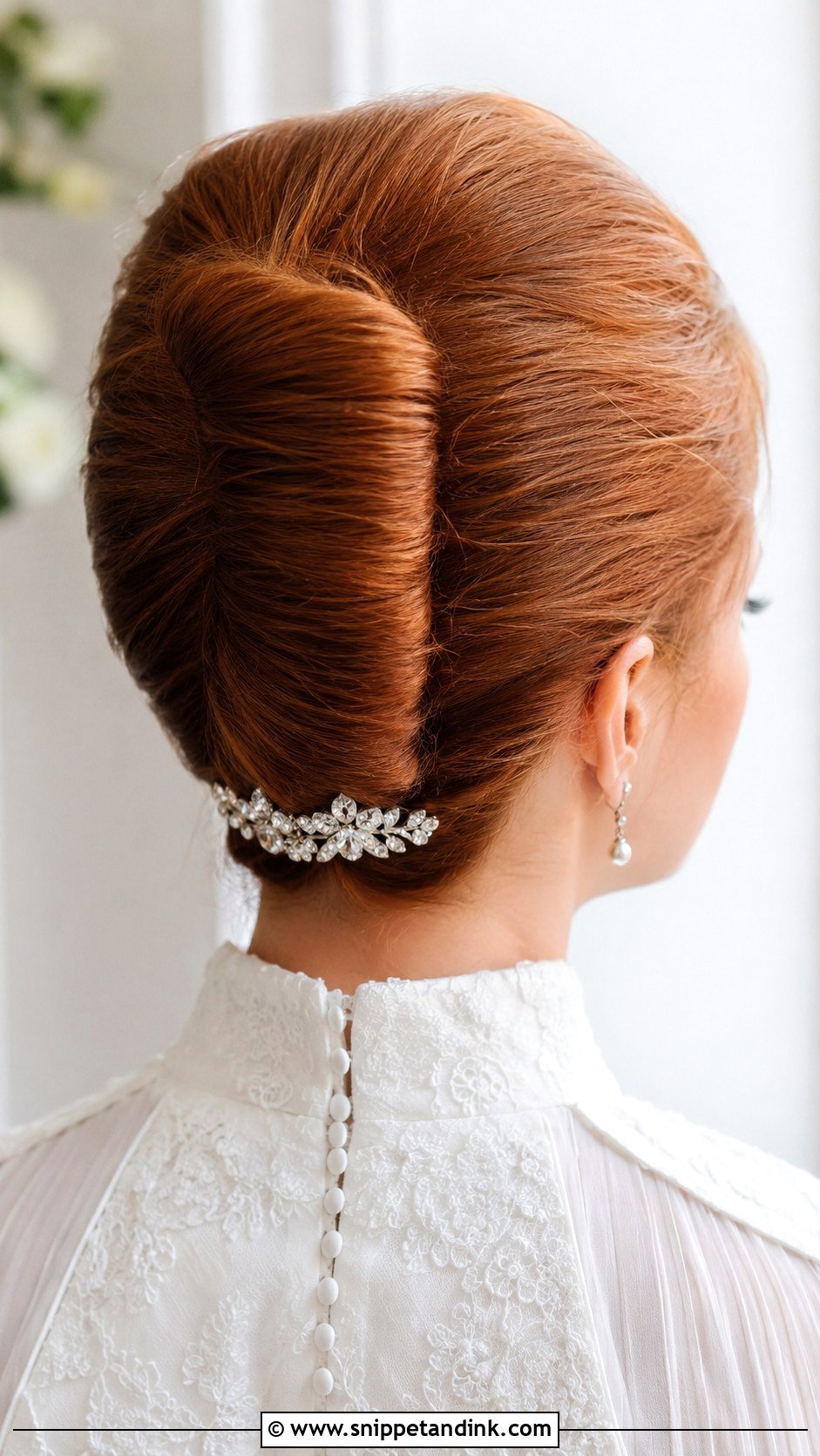 Classic French Twist Bridal Style - Snippet and Ink - 25 Hair Ideas for Wedding