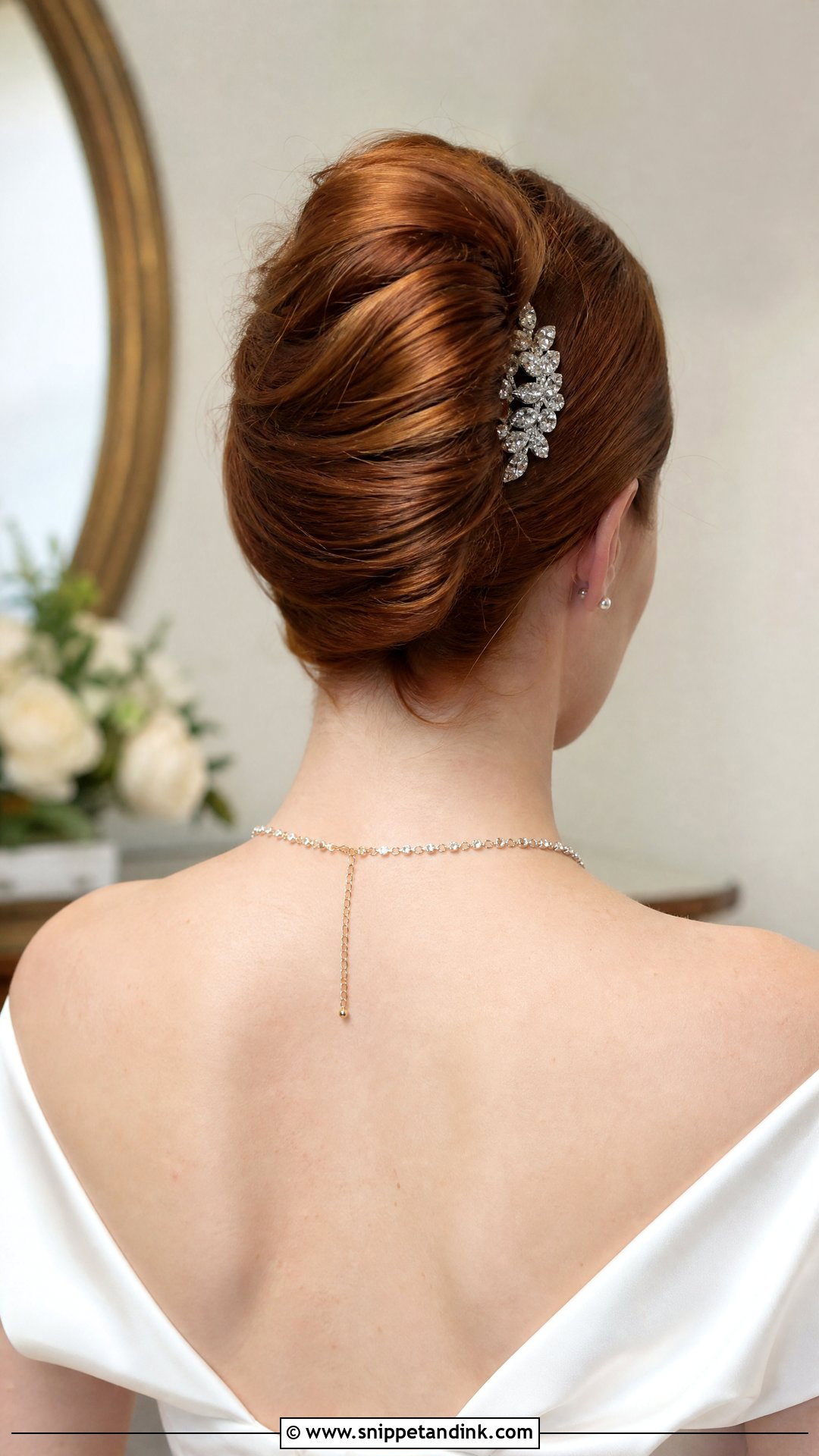 Classic French Twist Bridal Updo - Snippet and Ink - 20 Unique Bridal Hairstyles