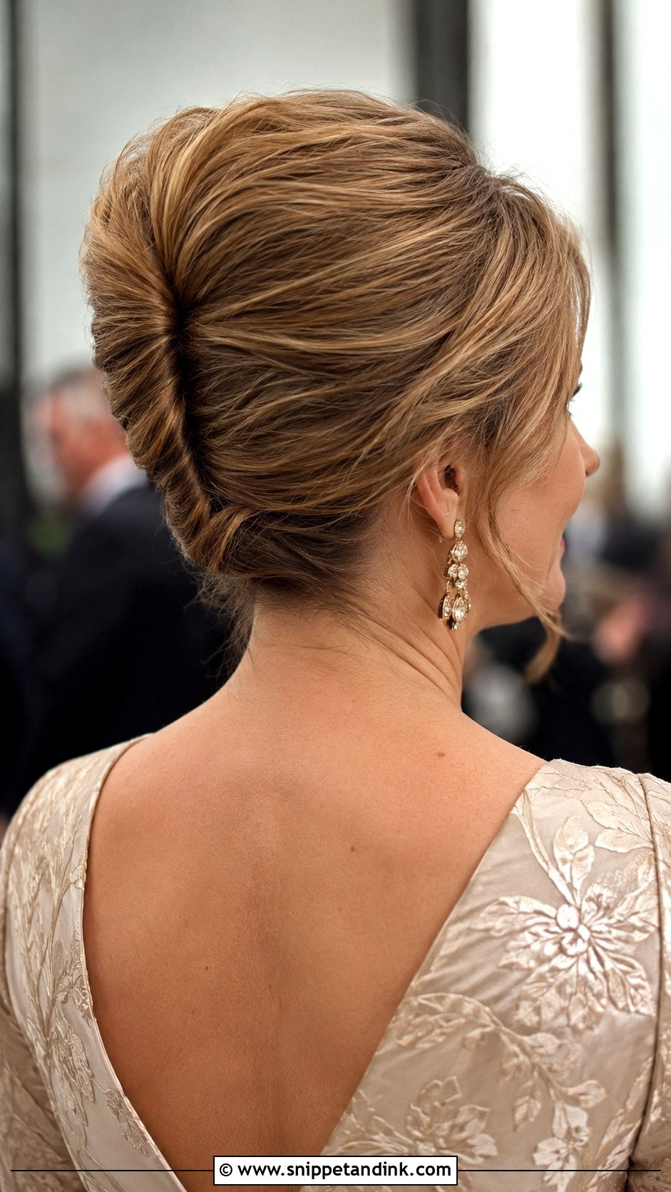 Classic French Twist Updo - Snippet and Ink - 20 Mother of Groom Hair Ideas