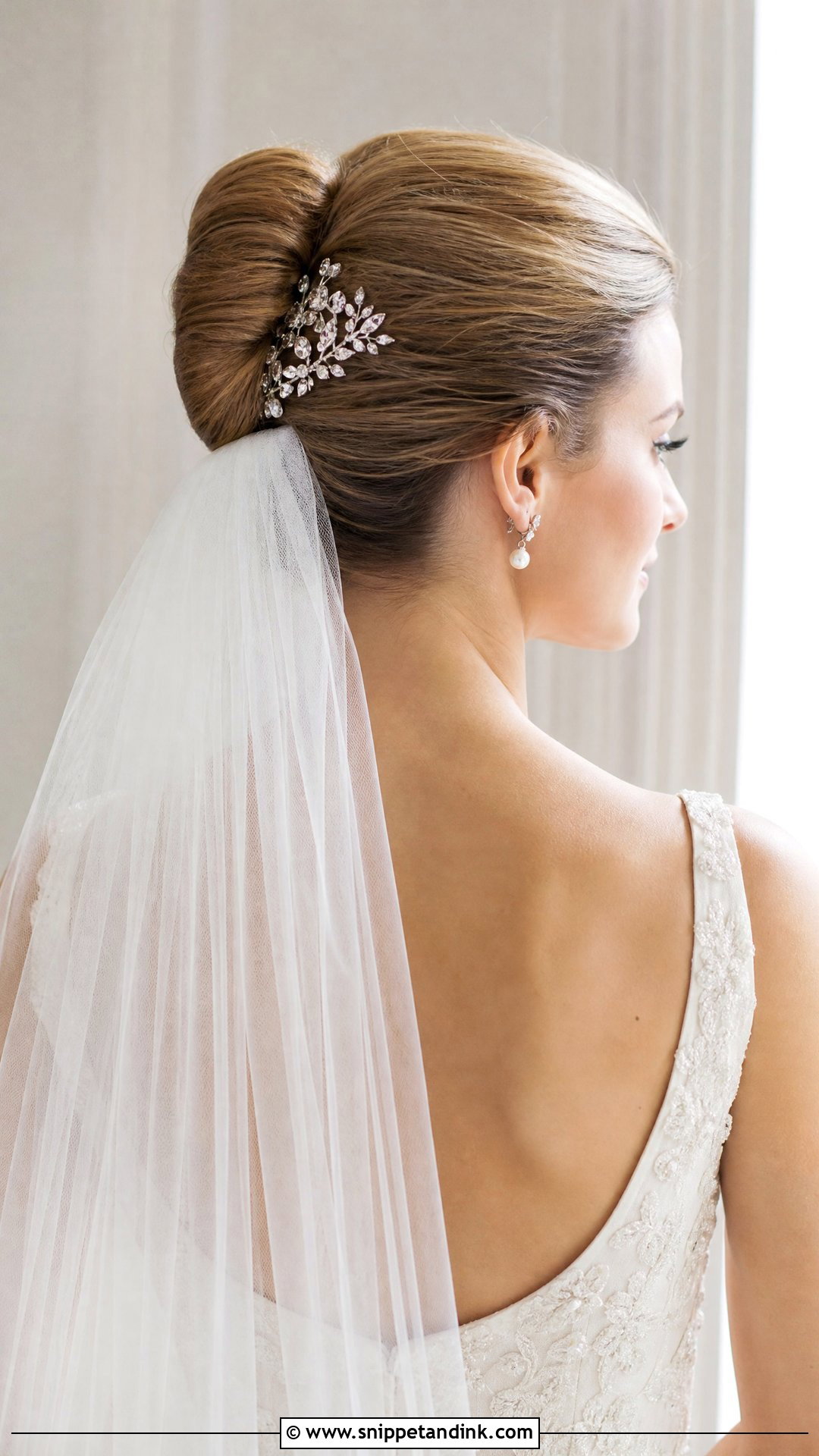 Classic French Twist Updo - Snippet and Ink - 20 Simple Long Hair Wedding Hairstyles