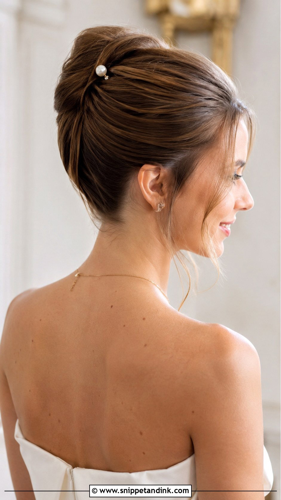 Classic French Twist Updo - Snippet and Ink - 25 French Bride Hairstyles