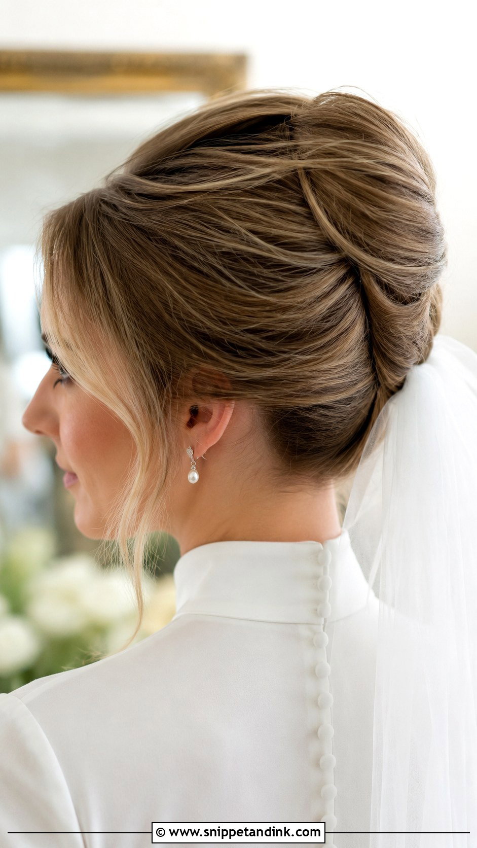 Classic French Twist Updo - Snippet and Ink - 30 Bride Updo Hairstyles