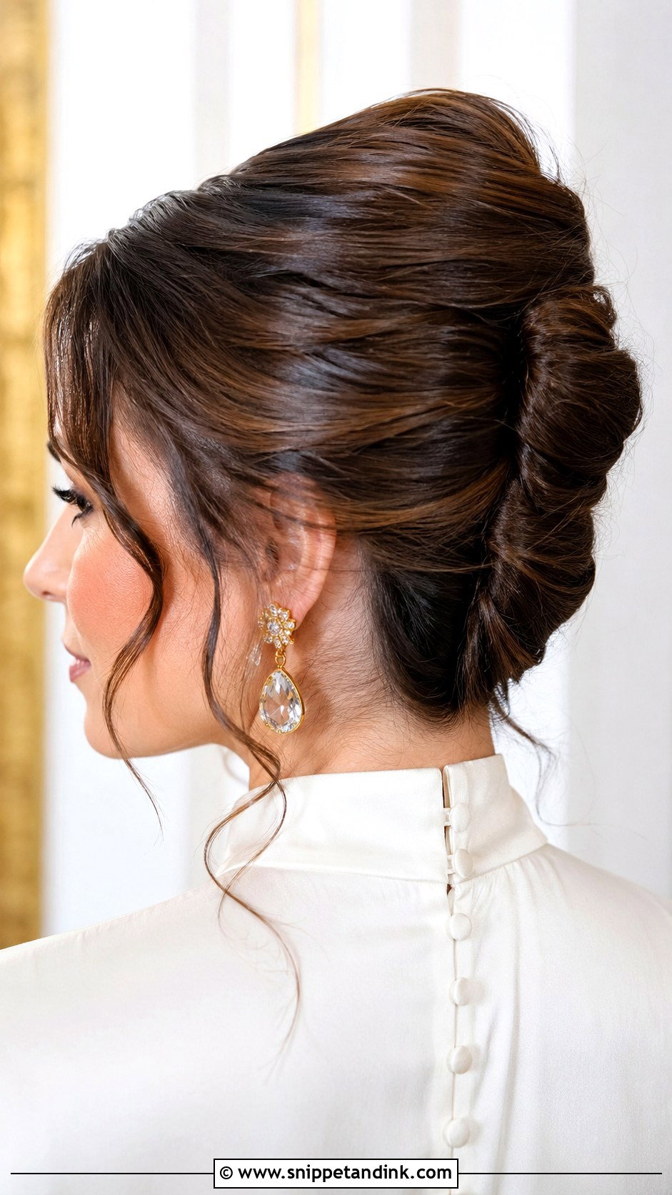 Classic French Twist Wedding Hairstyle - Snippet and Ink - 25 Best Wedding Hairstyles