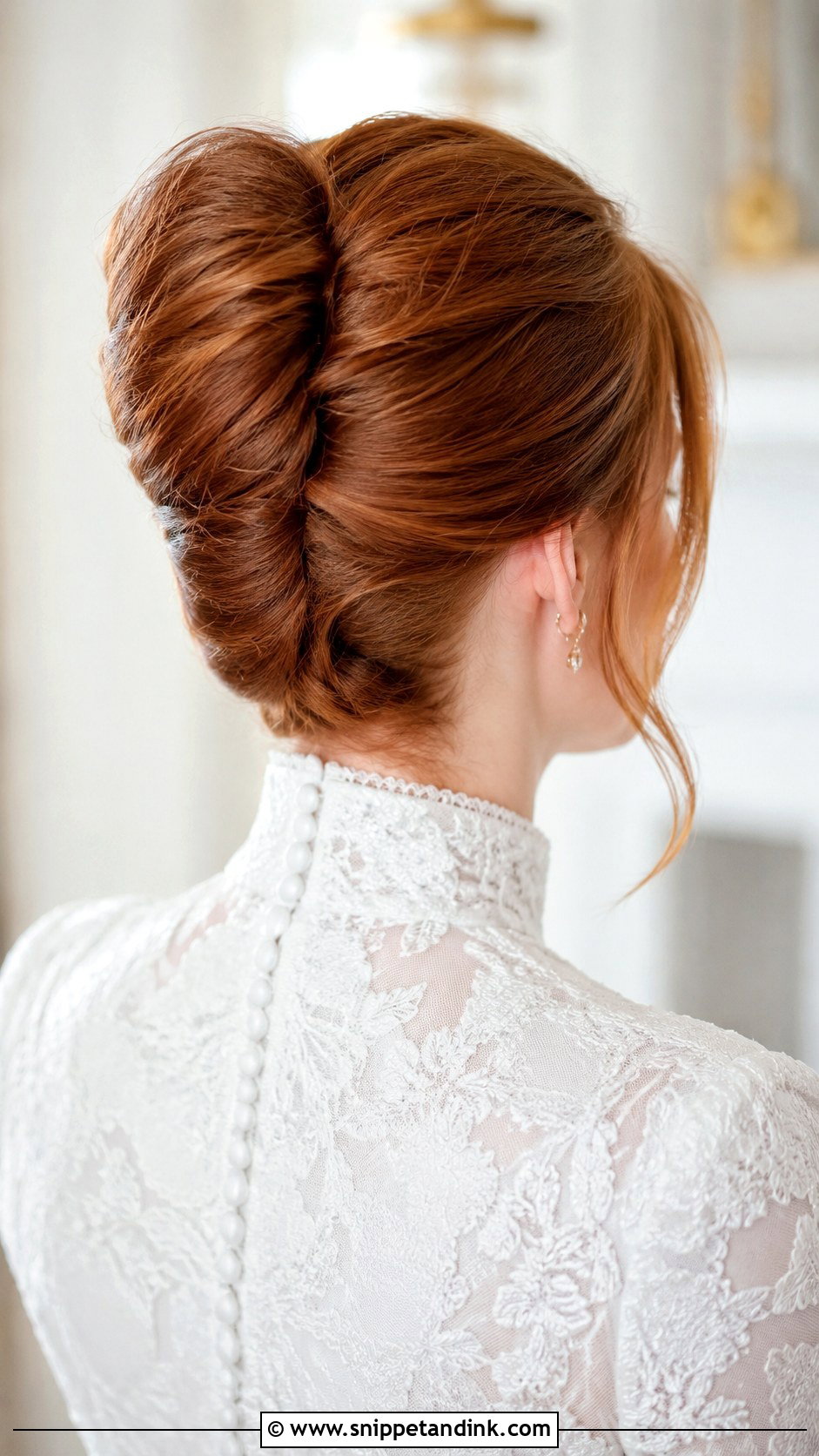 Classic French Twist Wedding Hairstyle - Snippet and Ink - 30 Wedding Hairstyles 2025