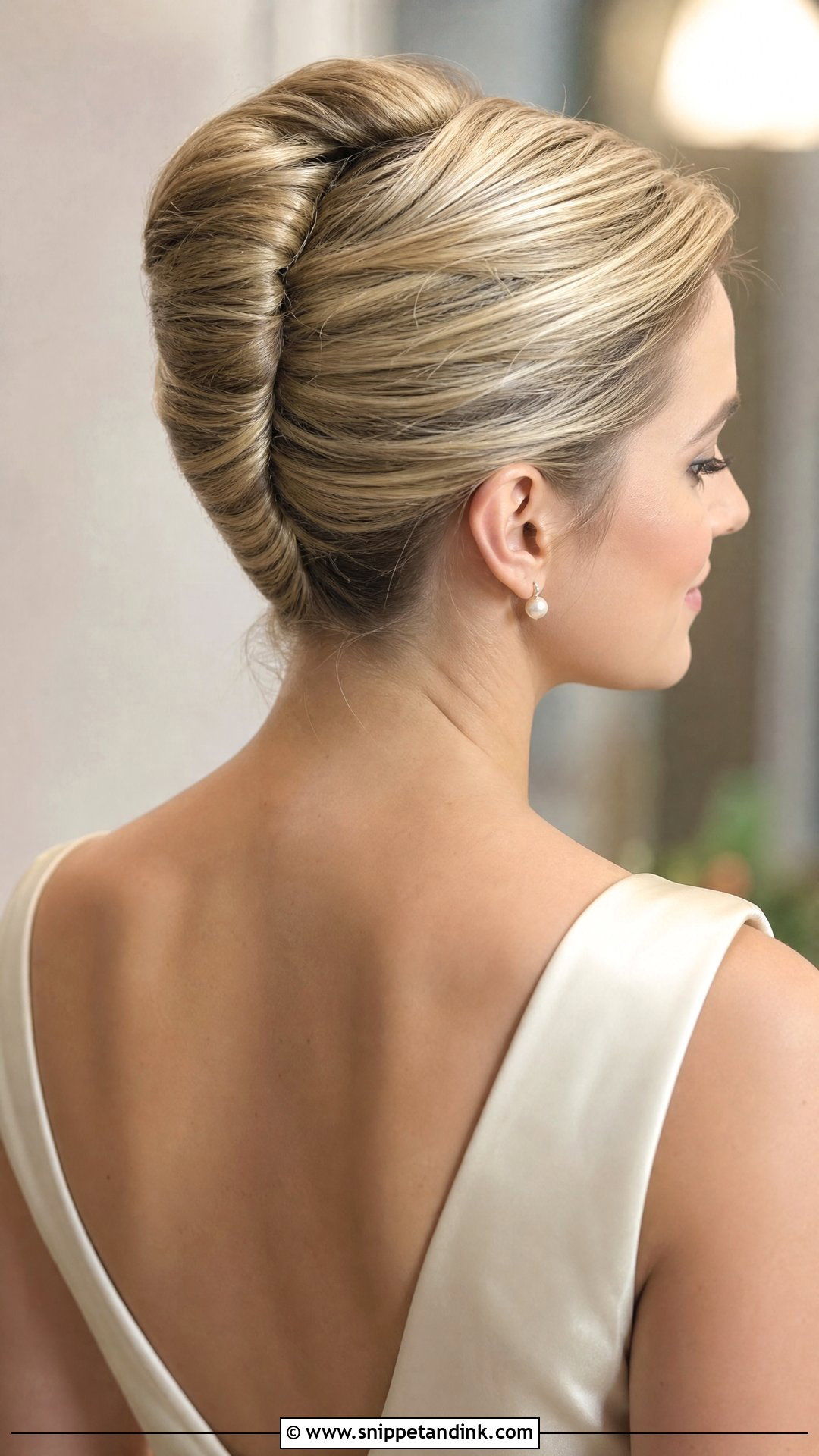 Classic French Twist Wedding Hairstyle - Snippet and Ink - 15 French Twist Wedding Hairstyles
