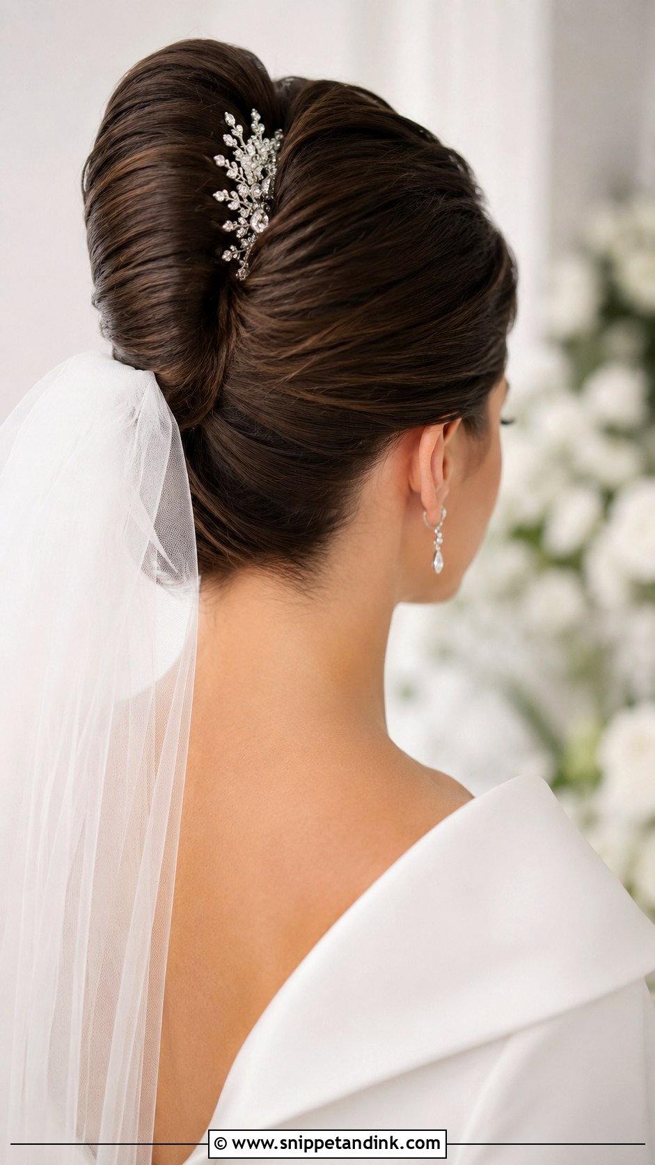 Classic French Twist for a Wedding - Snippet and Ink - 20 Hairstyle for a Wedding Ideas