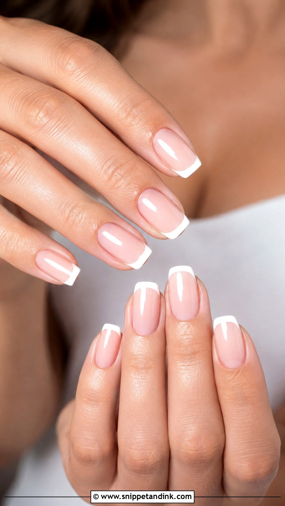 Classic French Wedding Manicure - Snippet and Ink - 20 Wedding Manicure for Bride Ideas