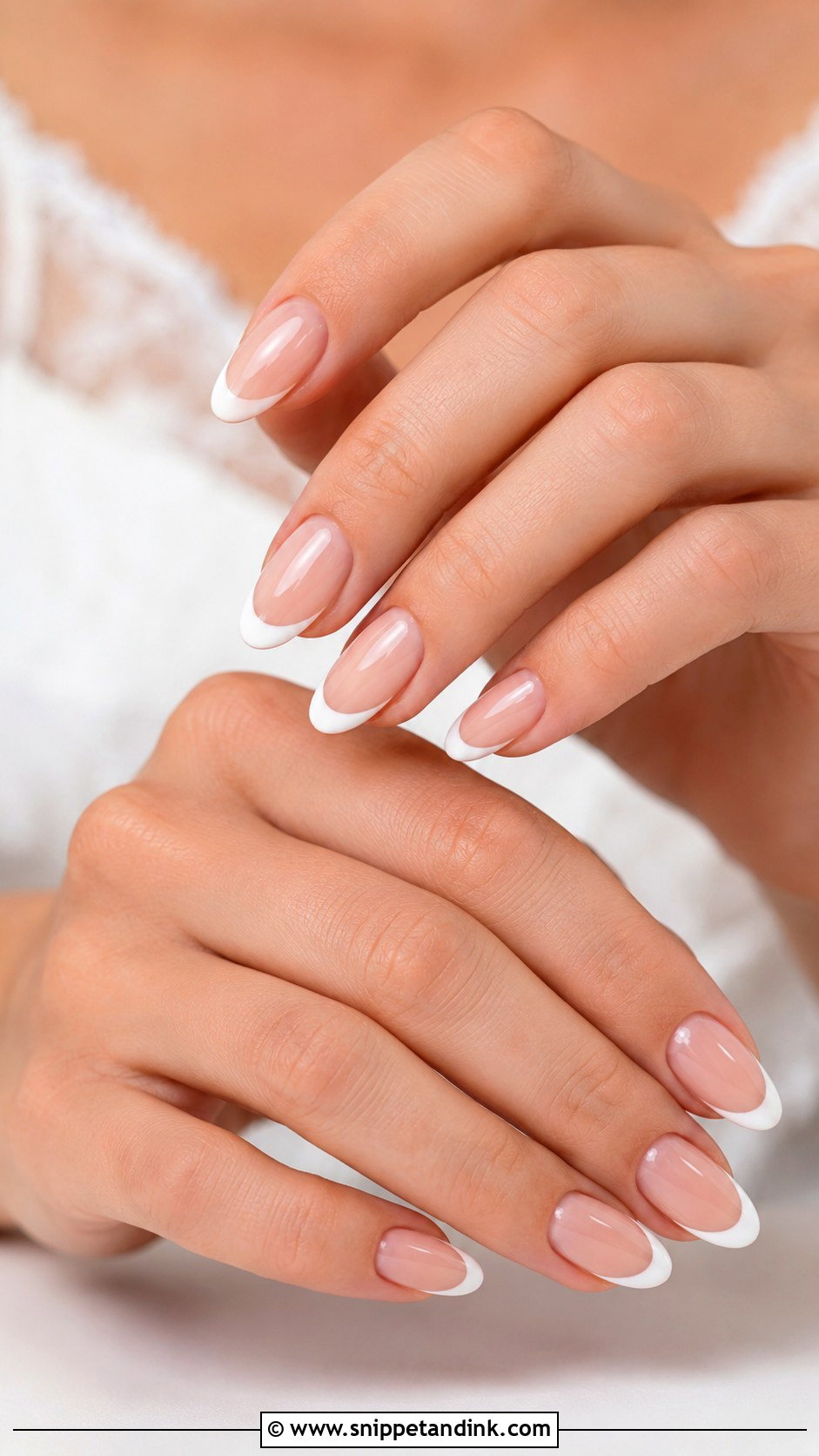 Classic French Wedding Nails - Snippet and Ink - 20 Nails Ideas for Wedding