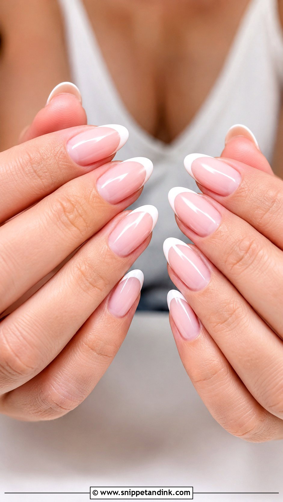 Classic French Wedding Nails - Snippet and Ink - 20 Simple Wedding Nails Brides