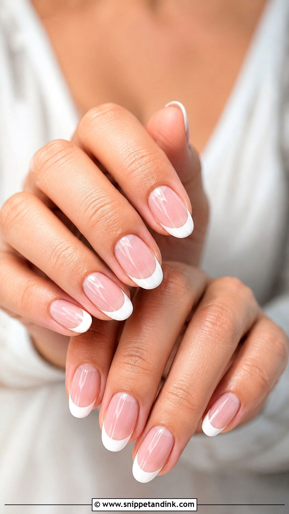 Classic French Wedding Nails - Snippet and Ink - 20 Wedding Nail Set Ideas
