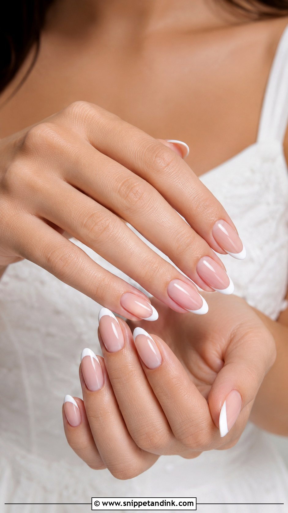 Classic French Wedding Nails - Snippet and Ink - 20 Classy Wedding Nails for Bride