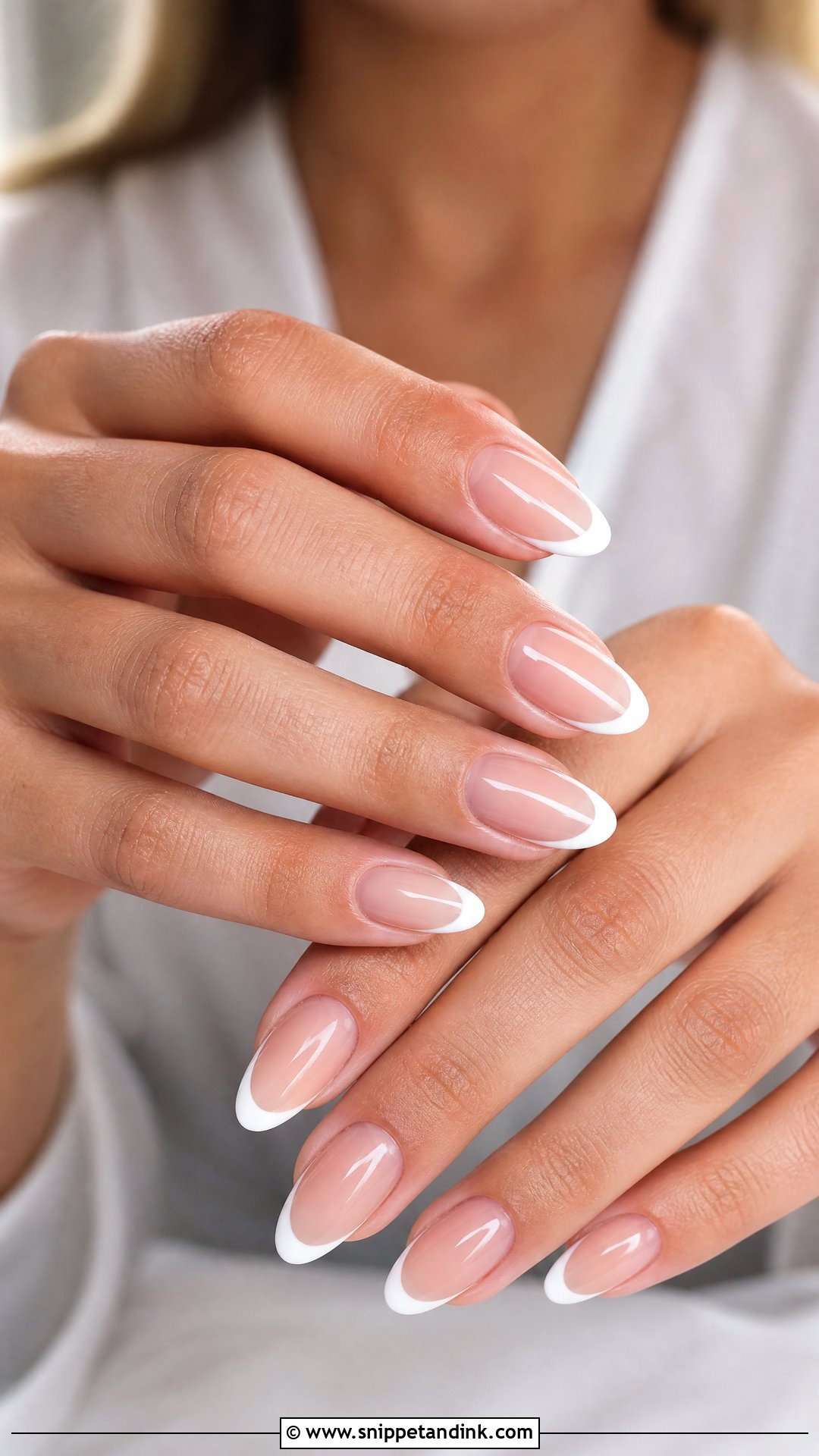 Classic French Wedding Nails - Snippet and Ink - 25 Nail Wedding for Bride Ideas