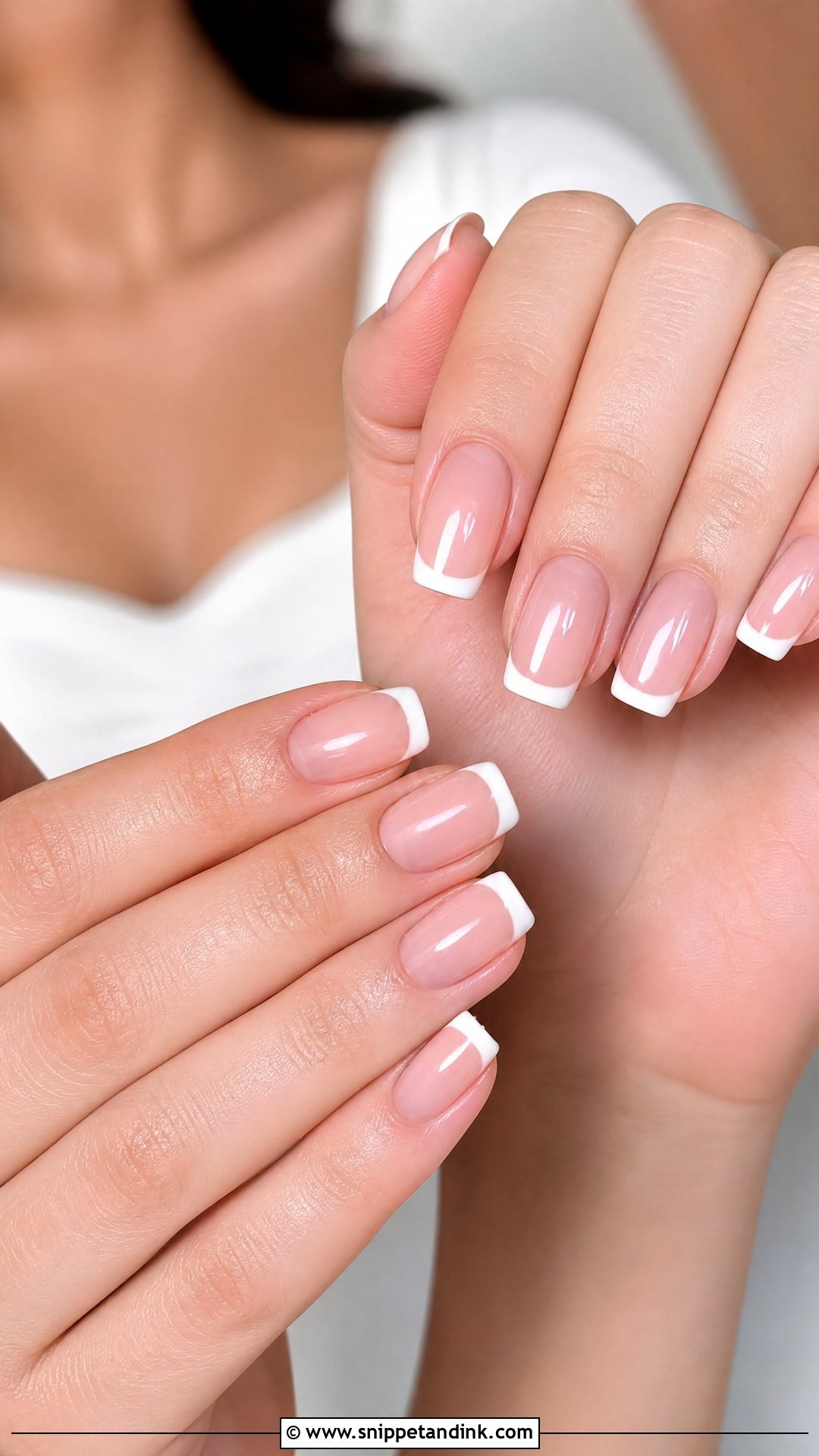 Classic French Wedding Nails - Snippet and Ink - 25 Wedding Nail Designs for Bride