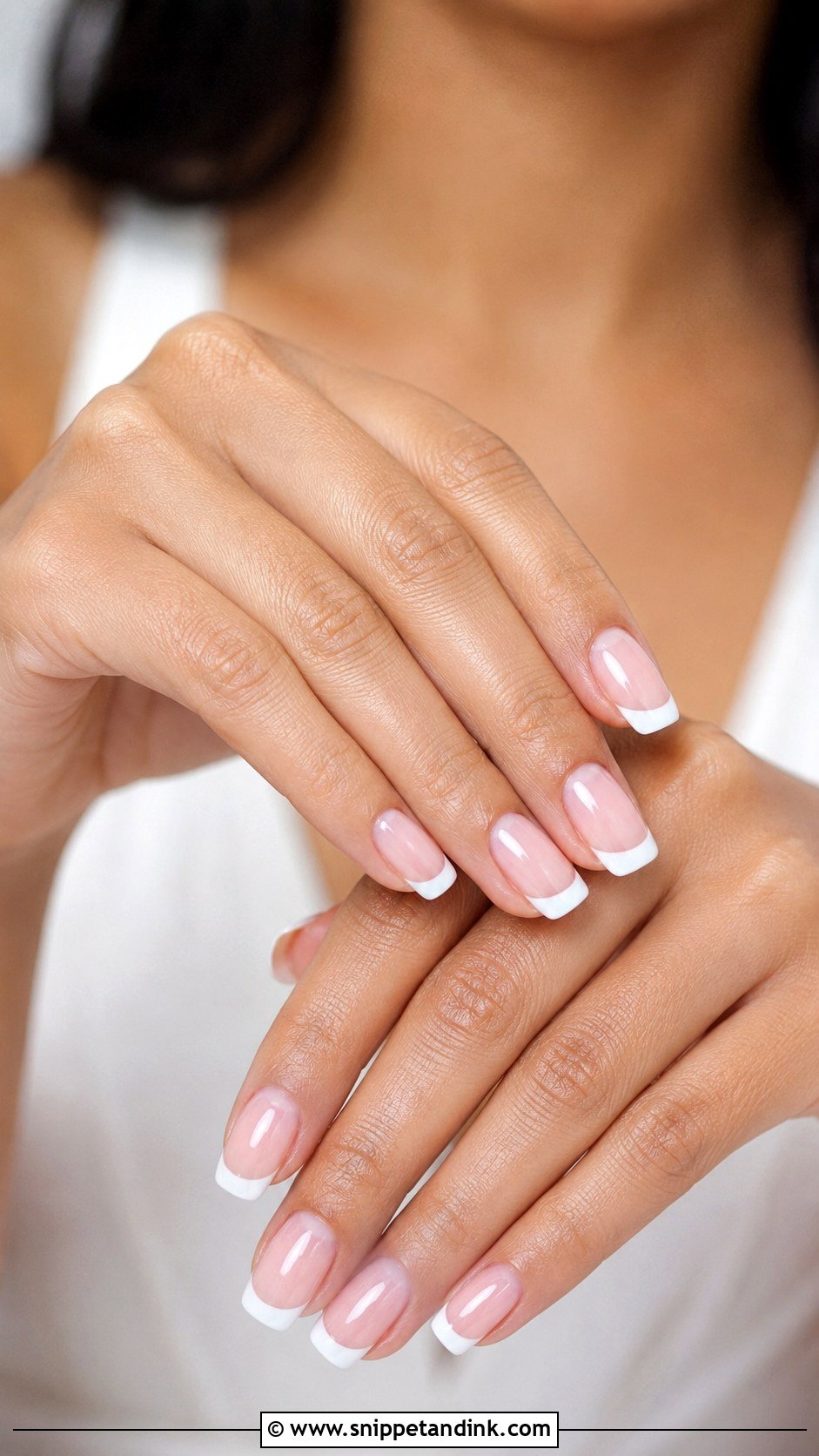 Classic French Wedding Nails - Snippet and Ink - 20 Clean Wedding Nails