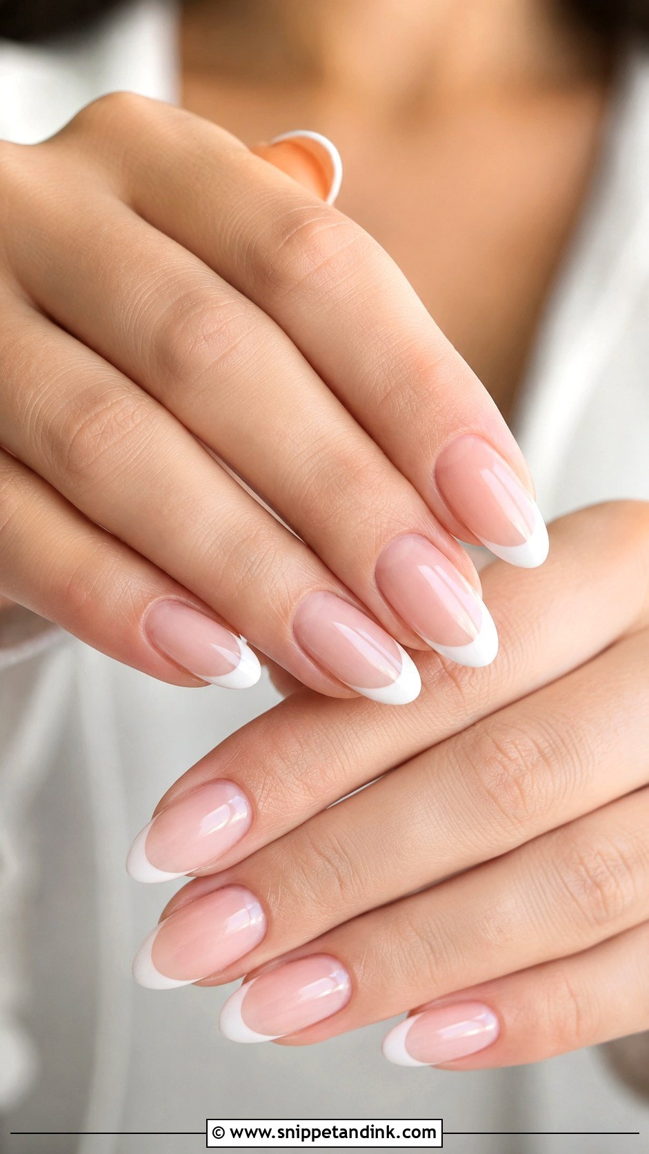 Classic French Wedding Nails - Snippet and Ink - 30 Best Wedding Nails Brides