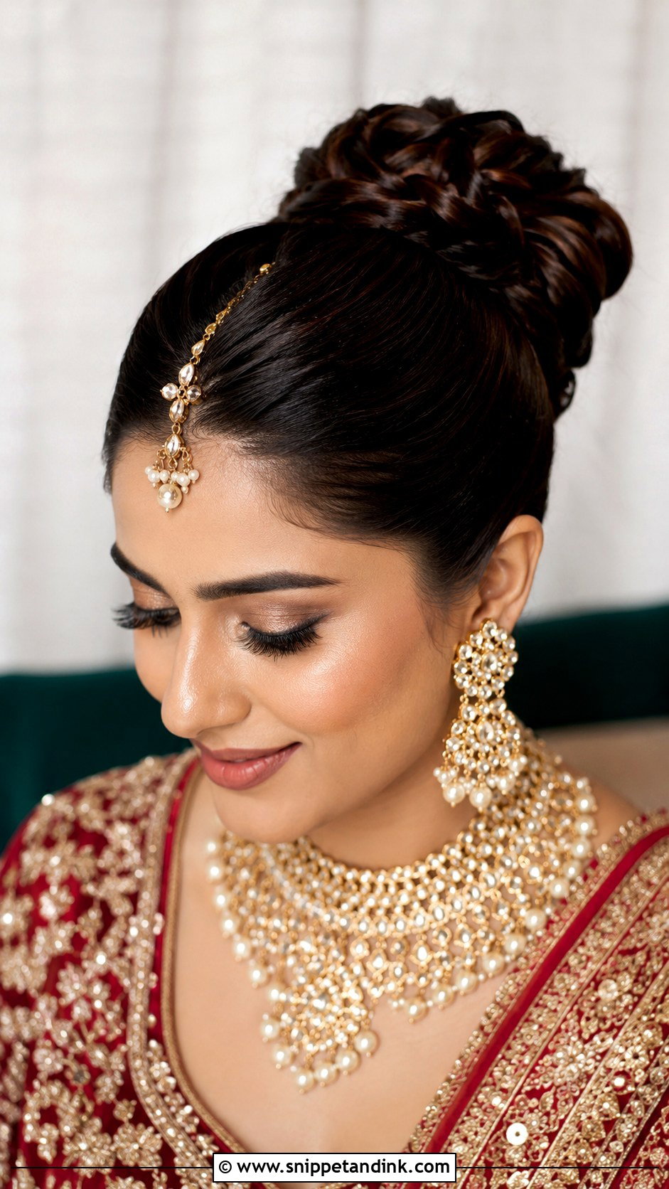 Classic High Bun Joda - Snippet and Ink - 20 Joda Hair Styles for Wedding