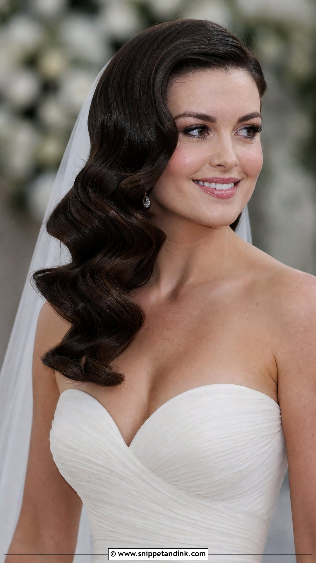 Classic Hollywood Glam Waves - Snippet and Ink - 30 Glam Waves Wedding Hair