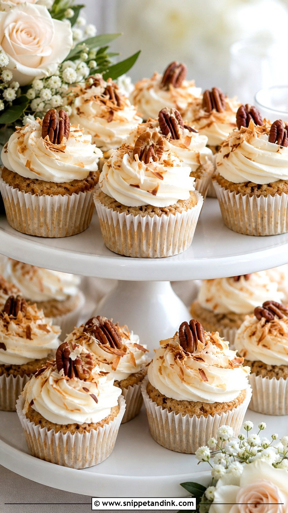 Classic Italian Wedding Cake Cupcakes - Snippet and Ink - 20 Italian Wedding Cake Cupcake Ideas