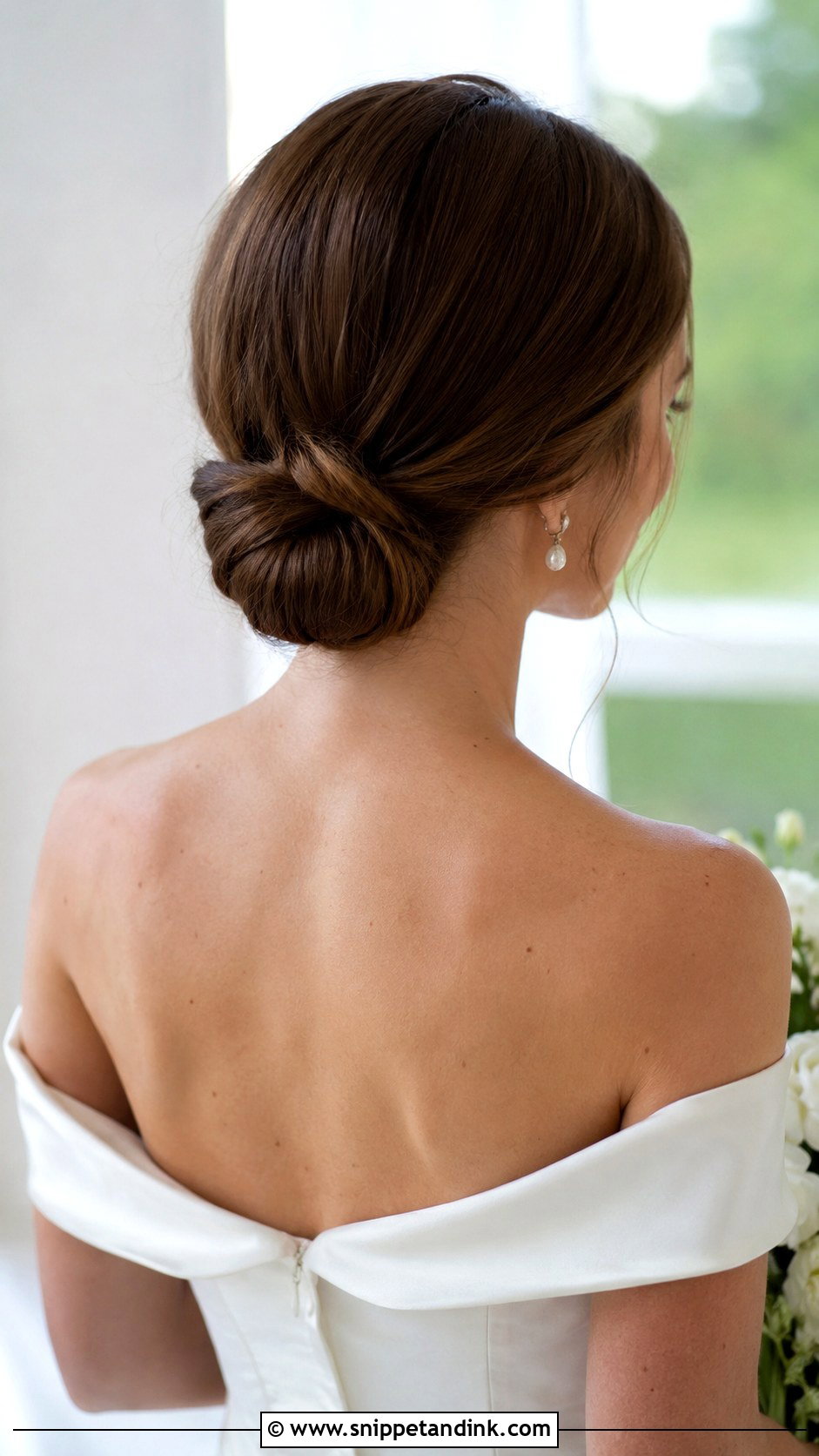 Classic Low Bun - Snippet and Ink - 25 Wedding Buns