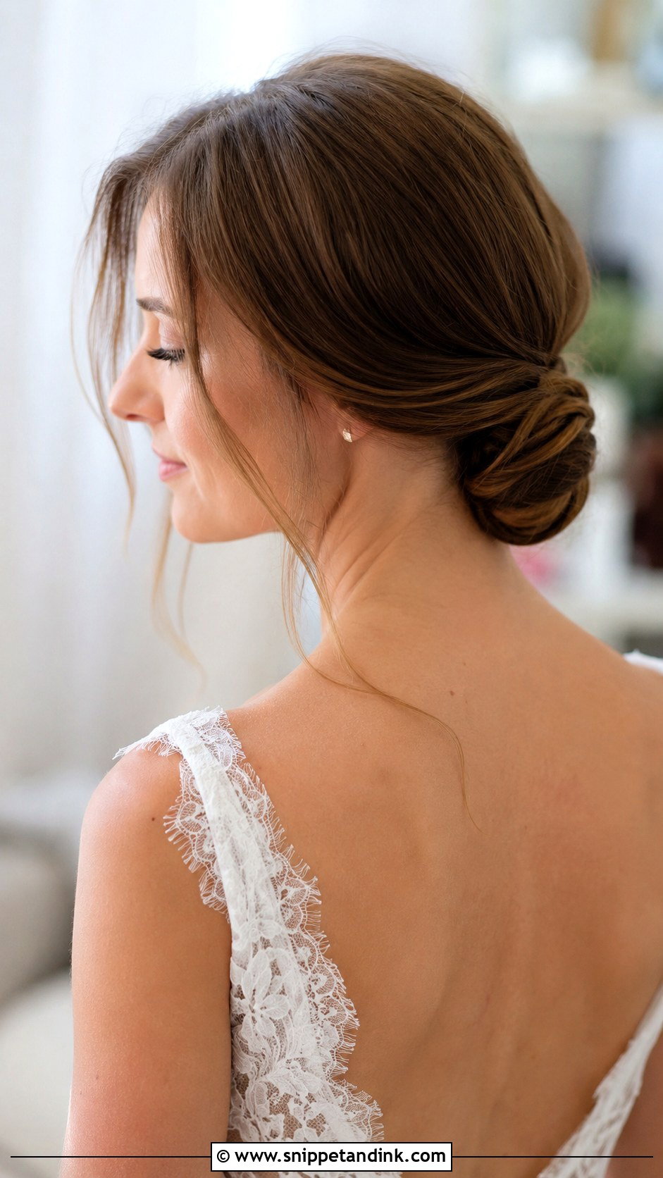 Classic Low Bun - Snippet and Ink - 30 Bridal Hair Buns