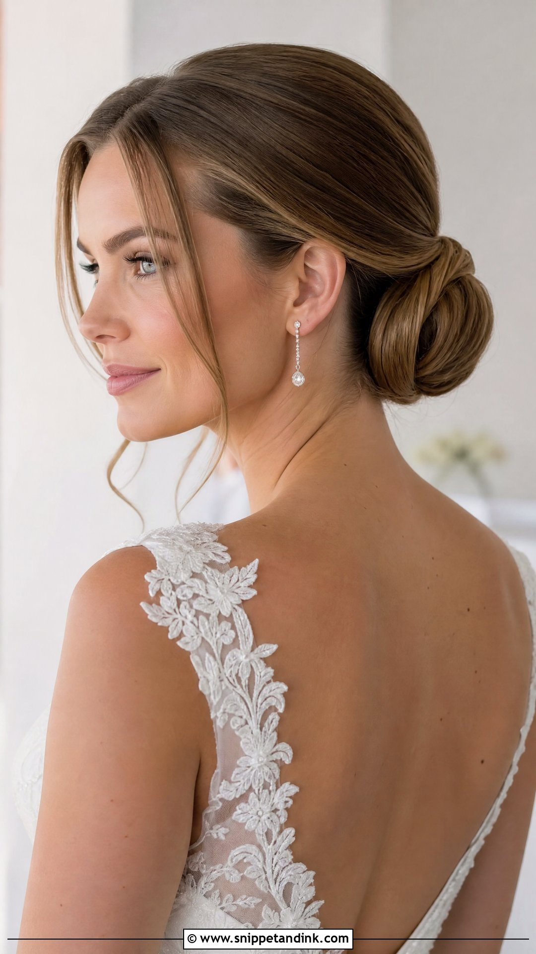 Classic Low Bun for Marriage - Snippet and Ink - 20 Hair Styles for Marriage