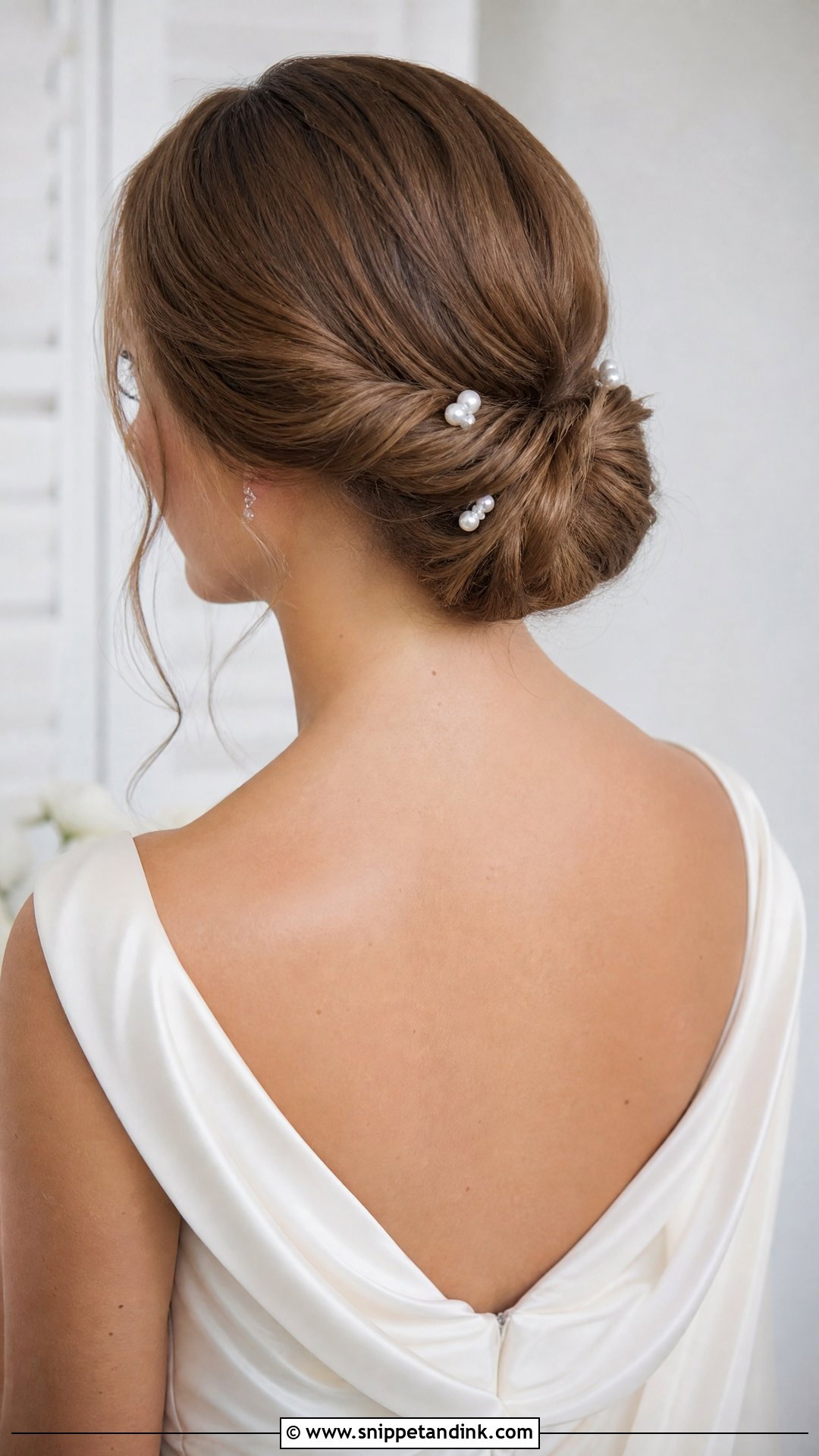 Classic Low Chignon - Snippet and Ink - 20 Classic Bride Hairstyles