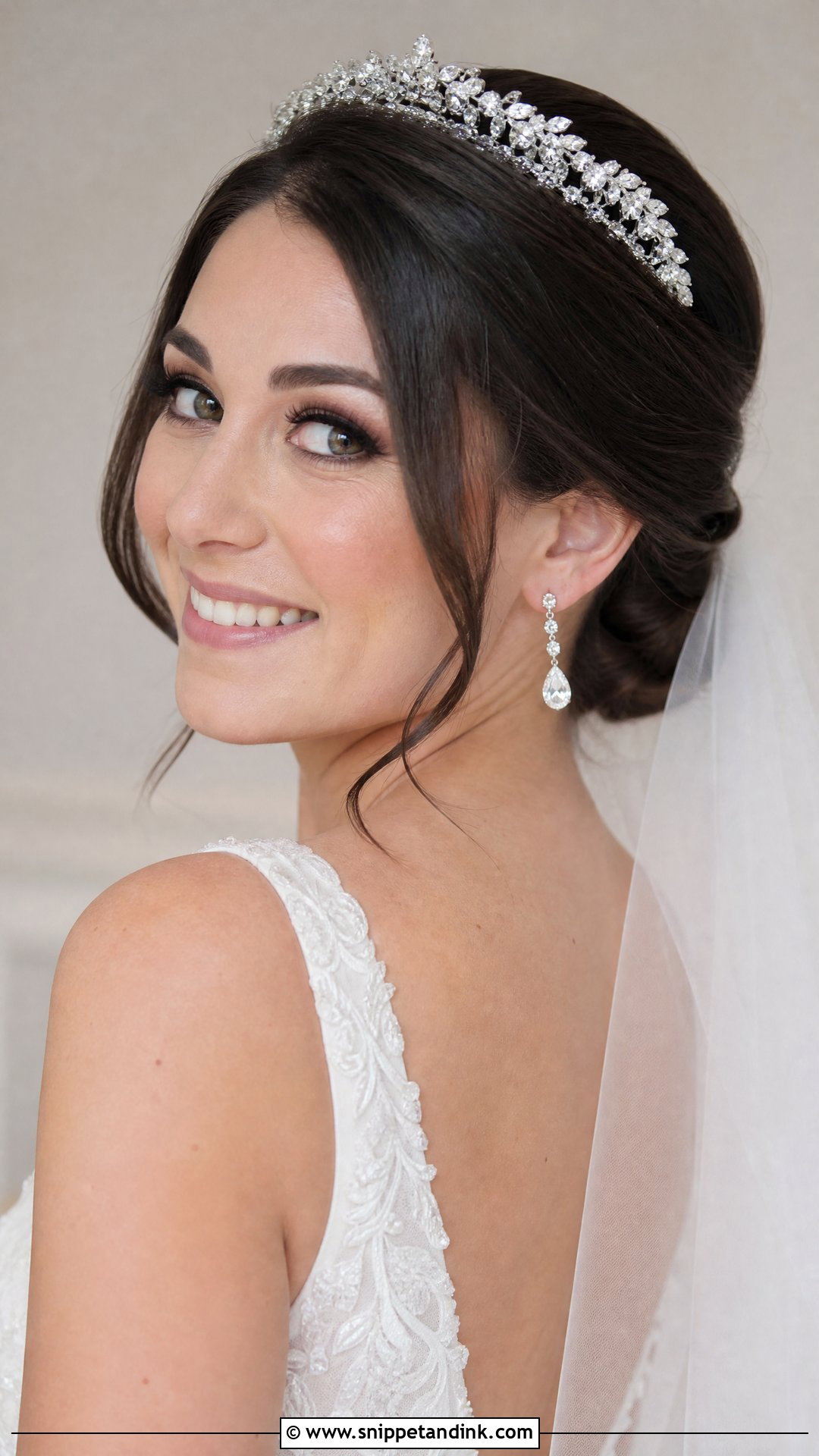 Classic Low Chignon - Snippet and Ink - 20 Simple Wedding Hairstyles for Medium Hair