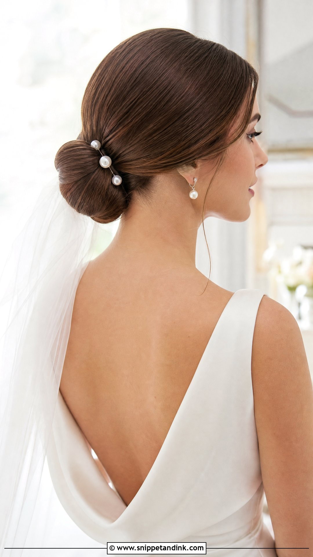 Classic Low Chignon - Snippet and Ink - 20 Timeless Wedding Hairstyles