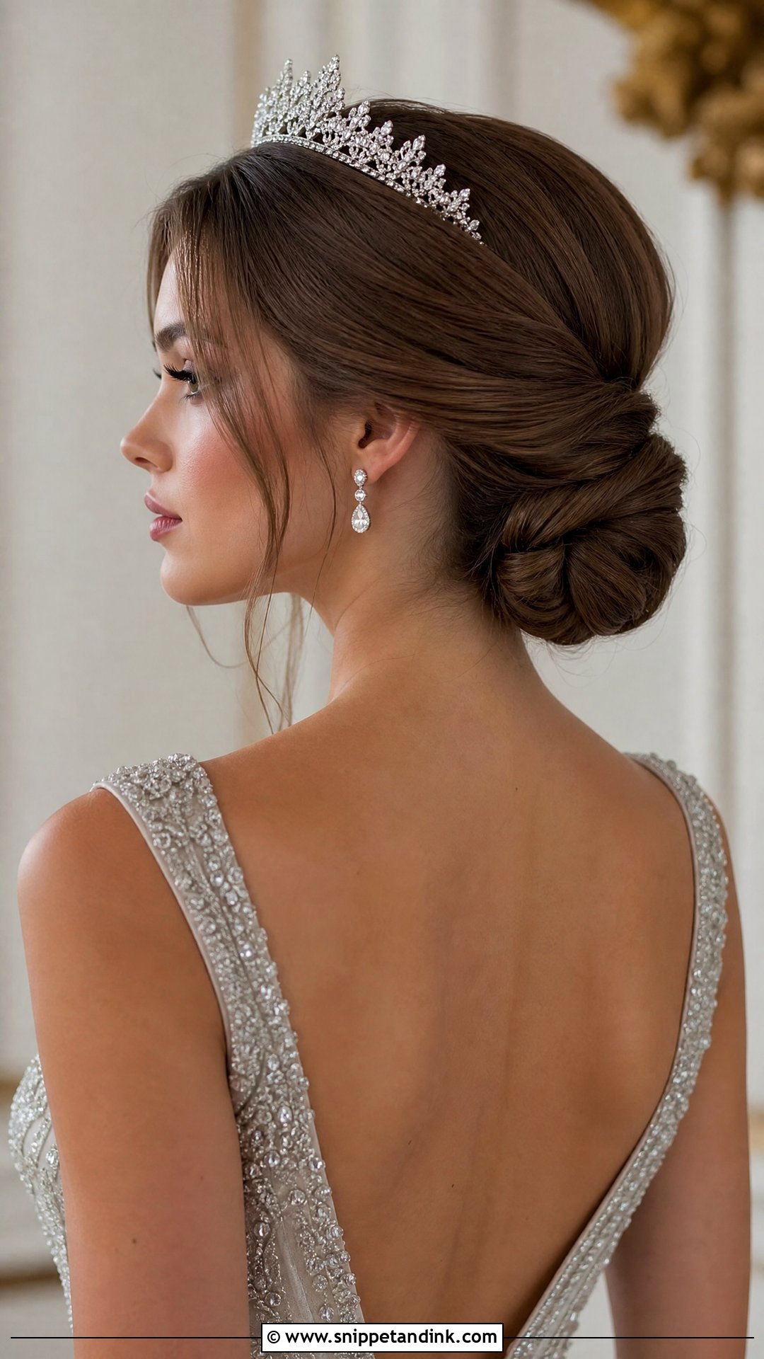 Classic Low Chignon Updo - Snippet and Ink - 20 Debutante Hairstyles