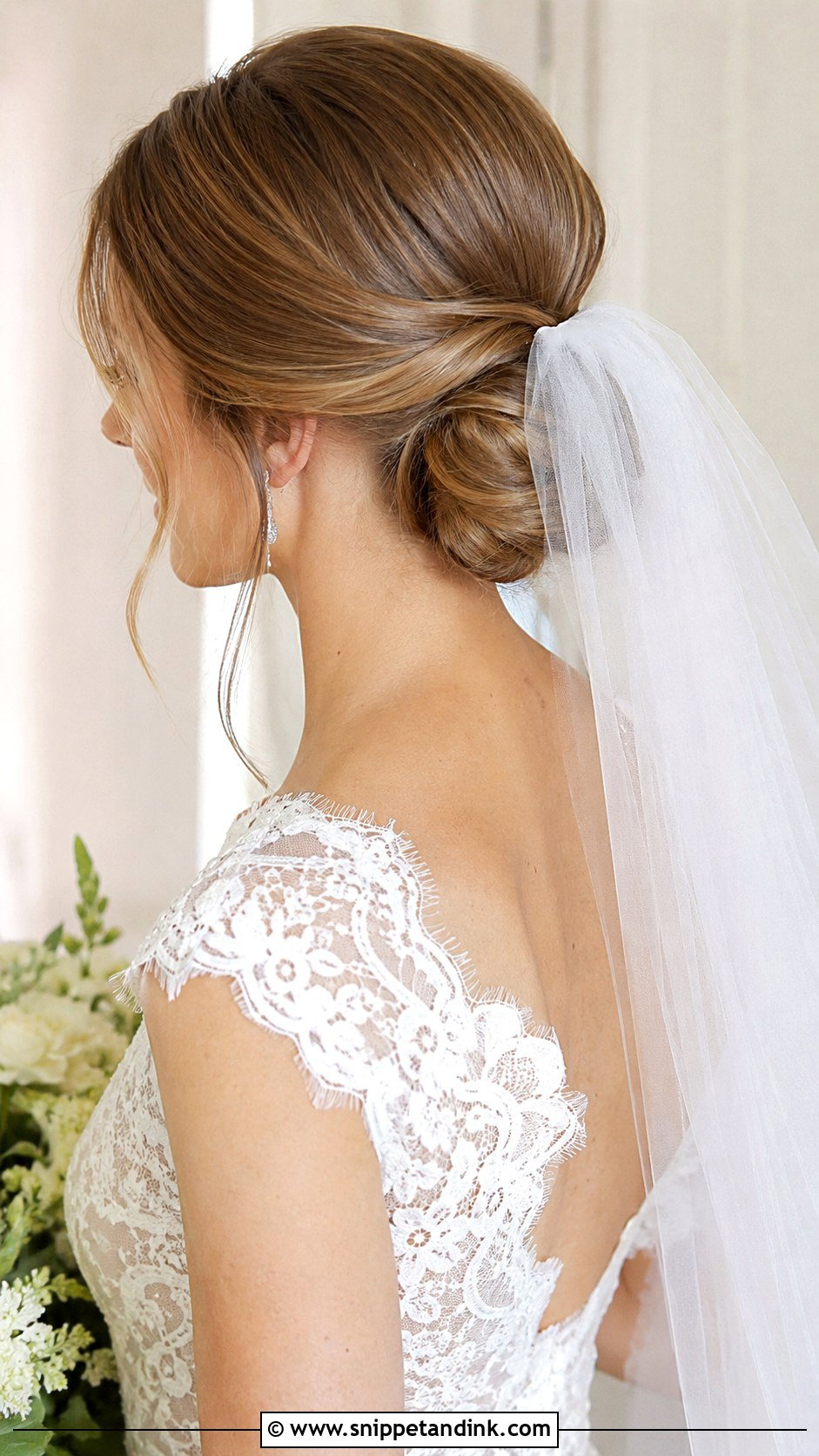 Classic Low Chignon Wedding Updo - Snippet and Ink - 20 Hair Up Styles Wedding