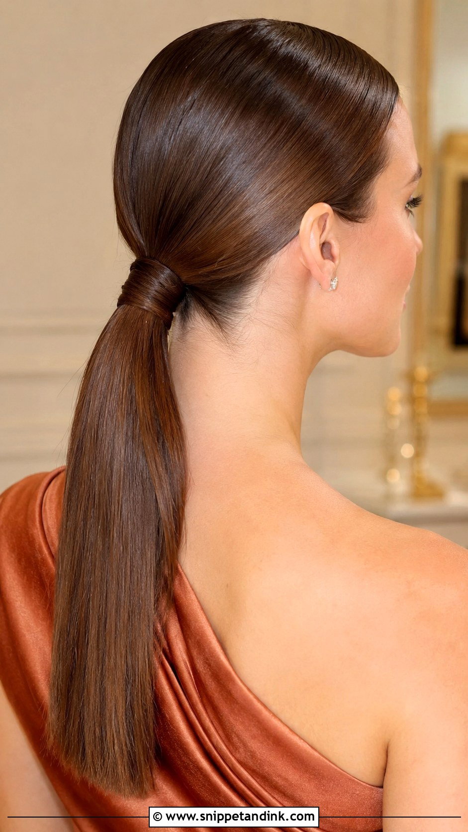 Classic Low Ponytail - Snippet and Ink - 25 Simple Hairstyles for Wedding Guest