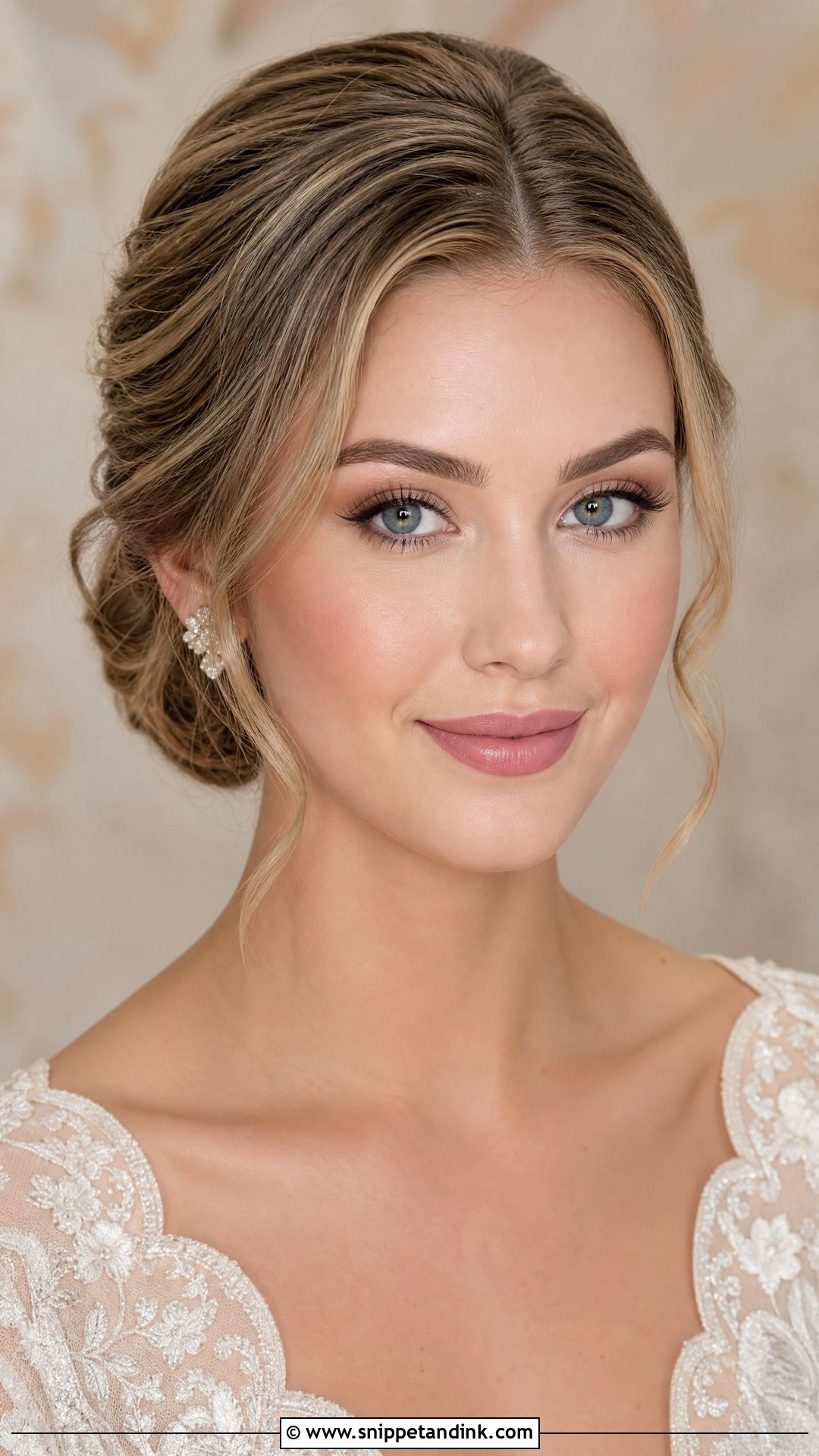 Classic Nude Bridal Makeup - Snippet and Ink - 20 Nude Makeup Bridal Look Ideas
