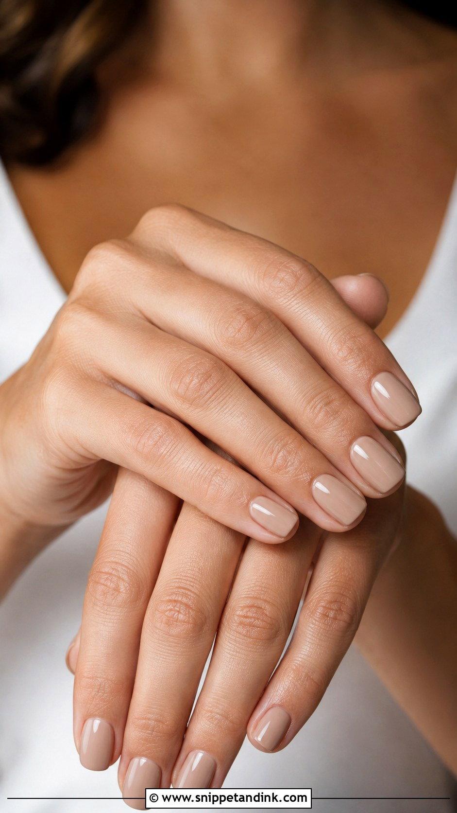 Classic Nude Bridesmaid Nails - Snippet and Ink - 30 Wedding Nails for Bridesmaids