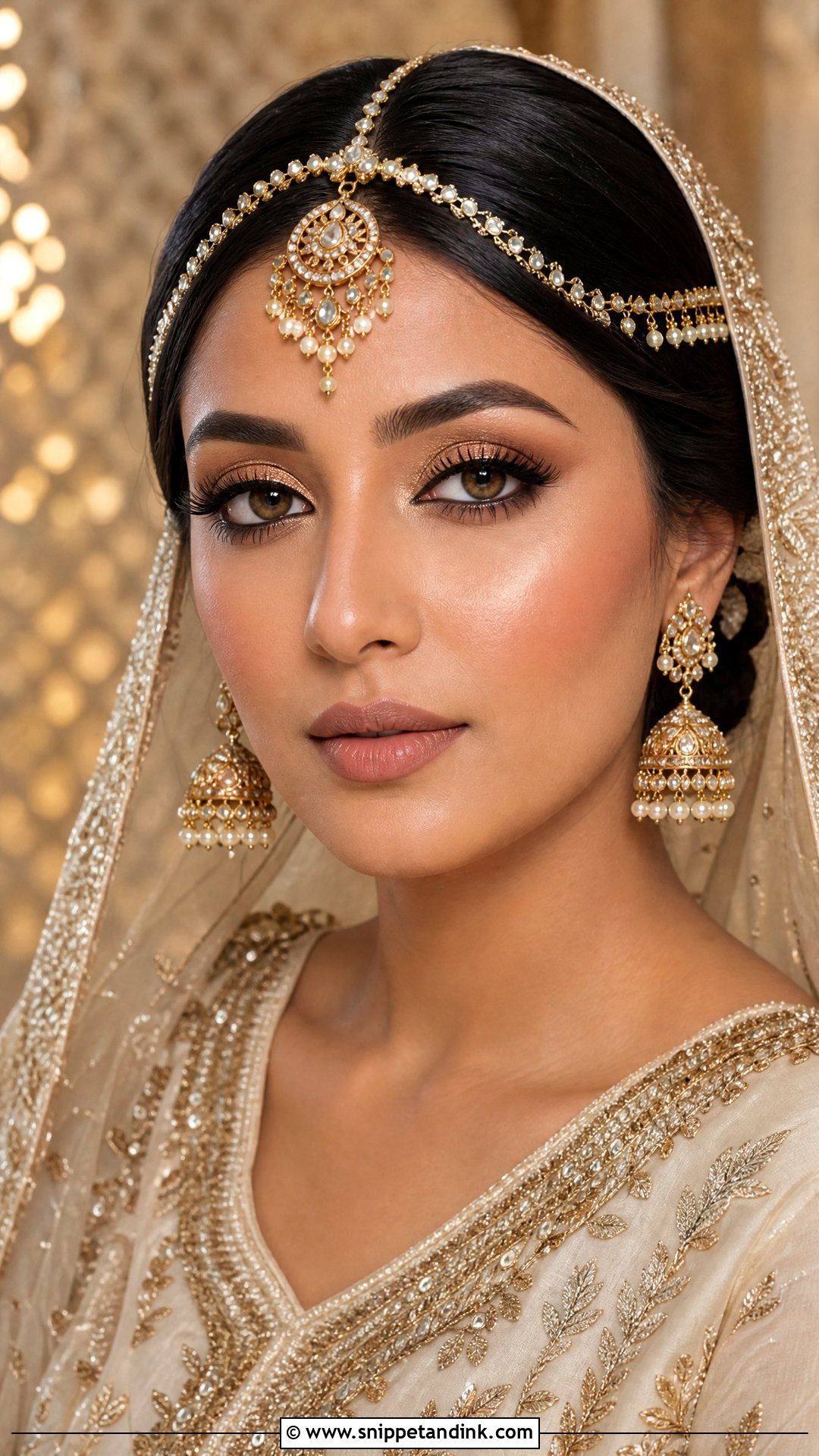 Classic Pakistani Nikkah Bridal Makeup - Snippet and Ink - 20 Nikkah Bridal Makeup Looks