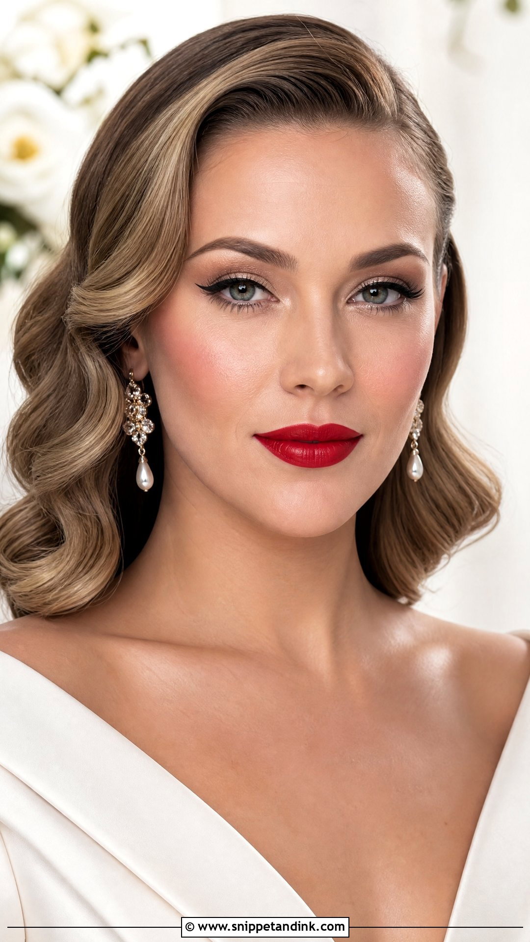 Classic Red Bridal Lipstick - Snippet and Ink - 20 Bridal Lipstick Colors